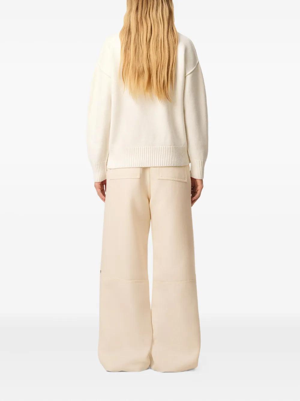 AMI PARIS Classic Button-Up Knit Sweater