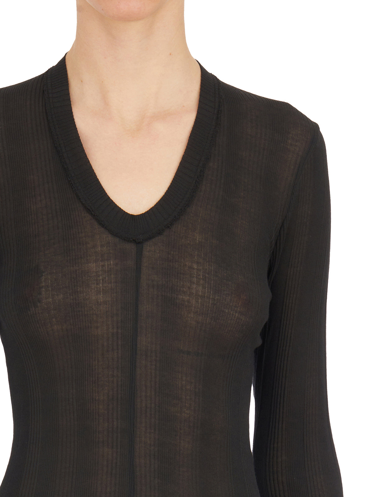 MARC LE BIHAN Women's V-Neck Sweater, Size 38