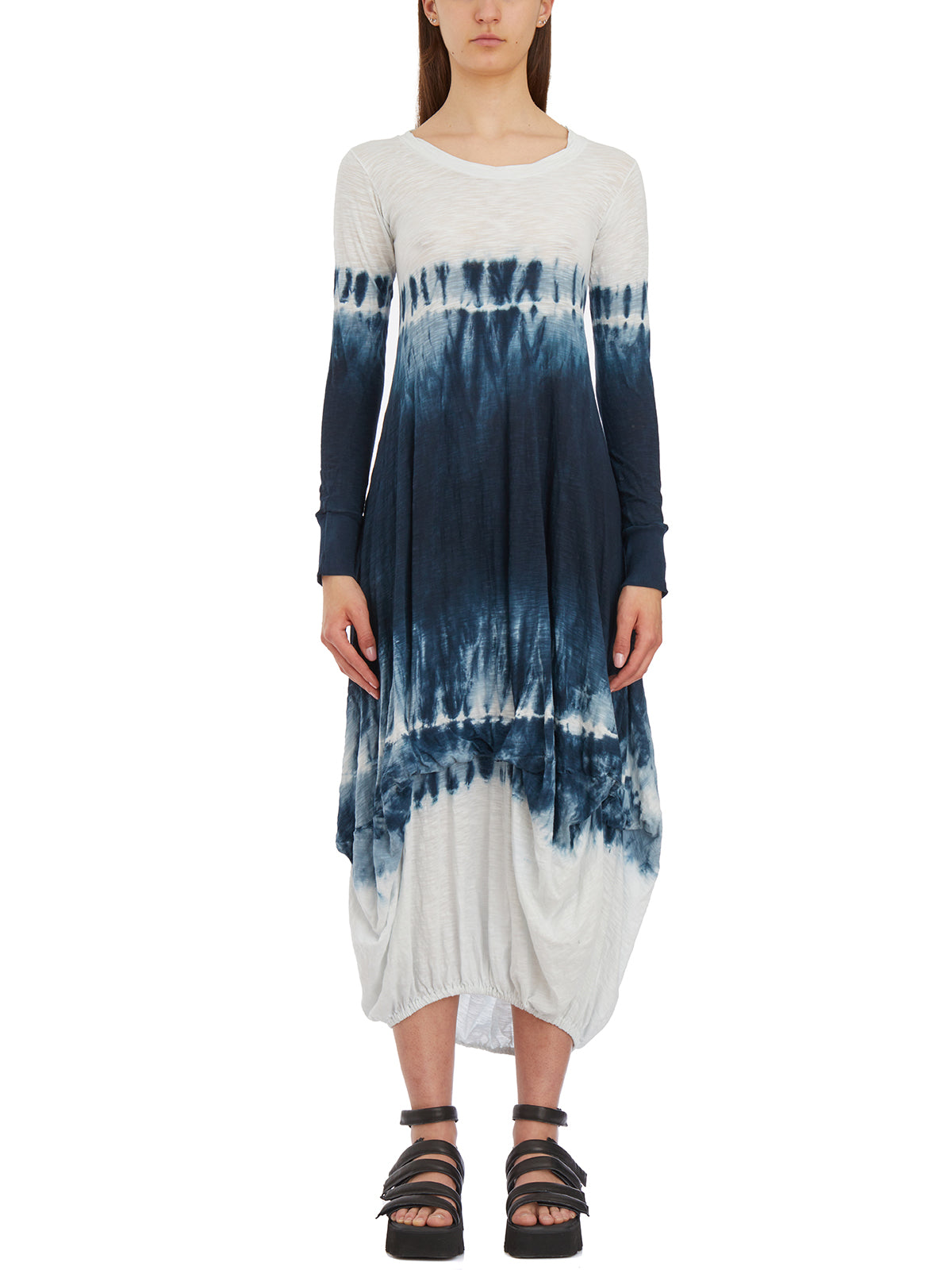 GILDA MIDANI Balloon Sleeve Midi Dress