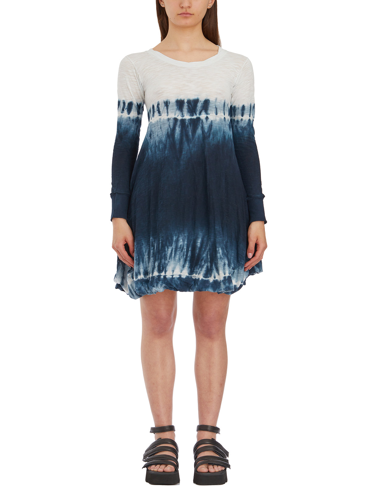 GILDA MIDANI Balloon Sleeve Midi Dress