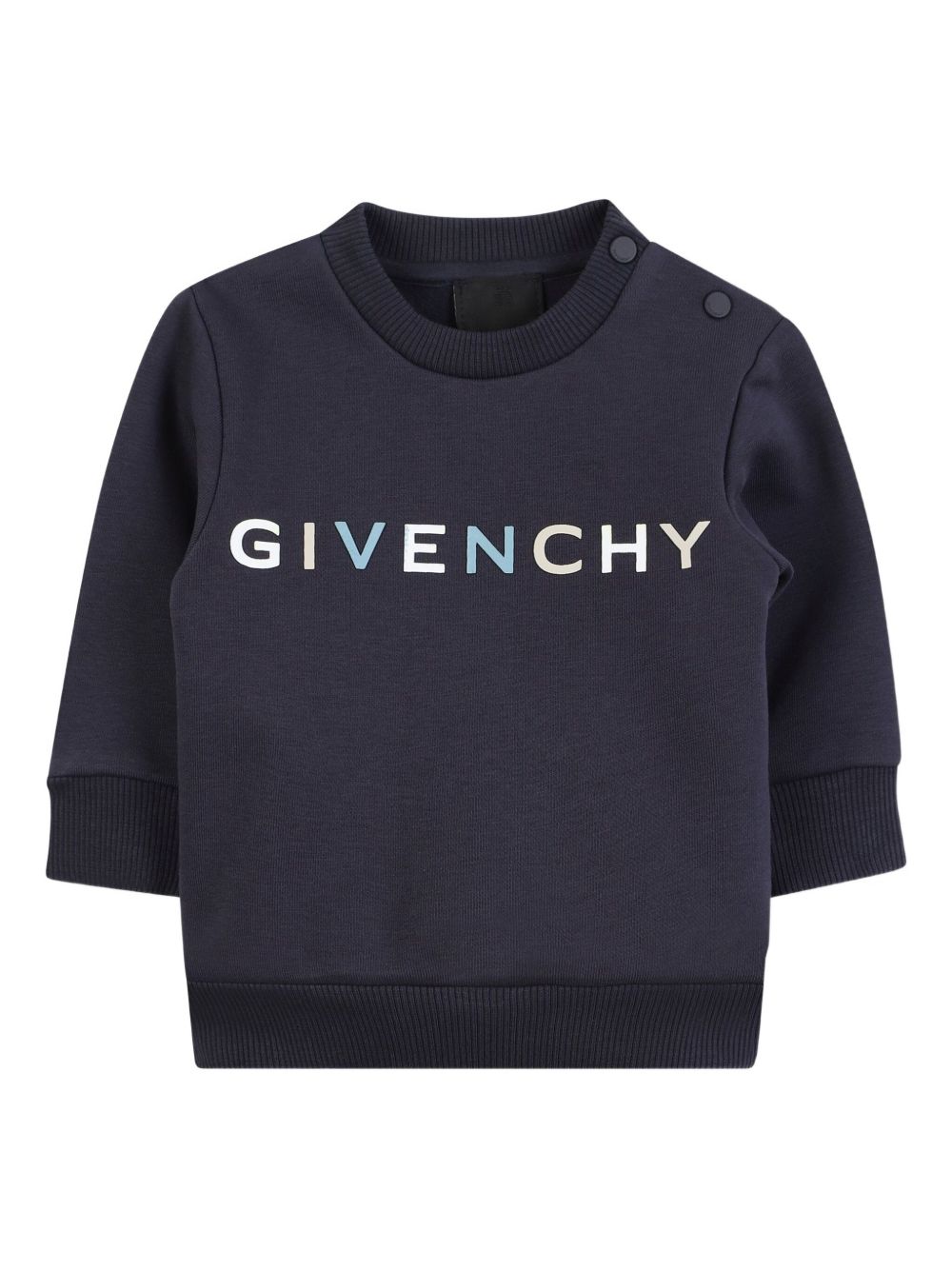 GIVENCHY KIDS Kids' Logo Sweatshirt with Snap Detail