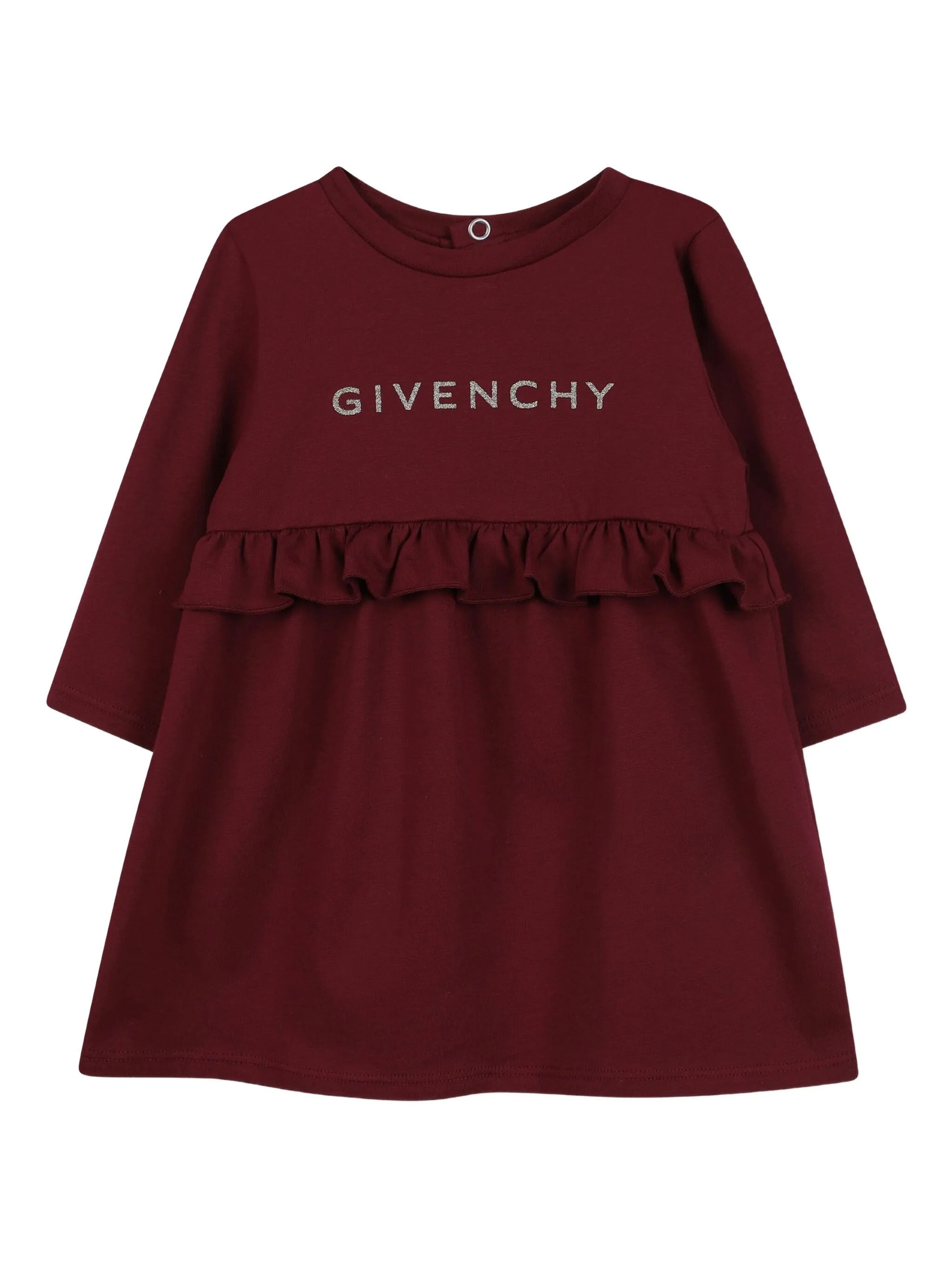 GIVENCHY KIDS Girls' Mini Logo Dress with Ruffled Waist