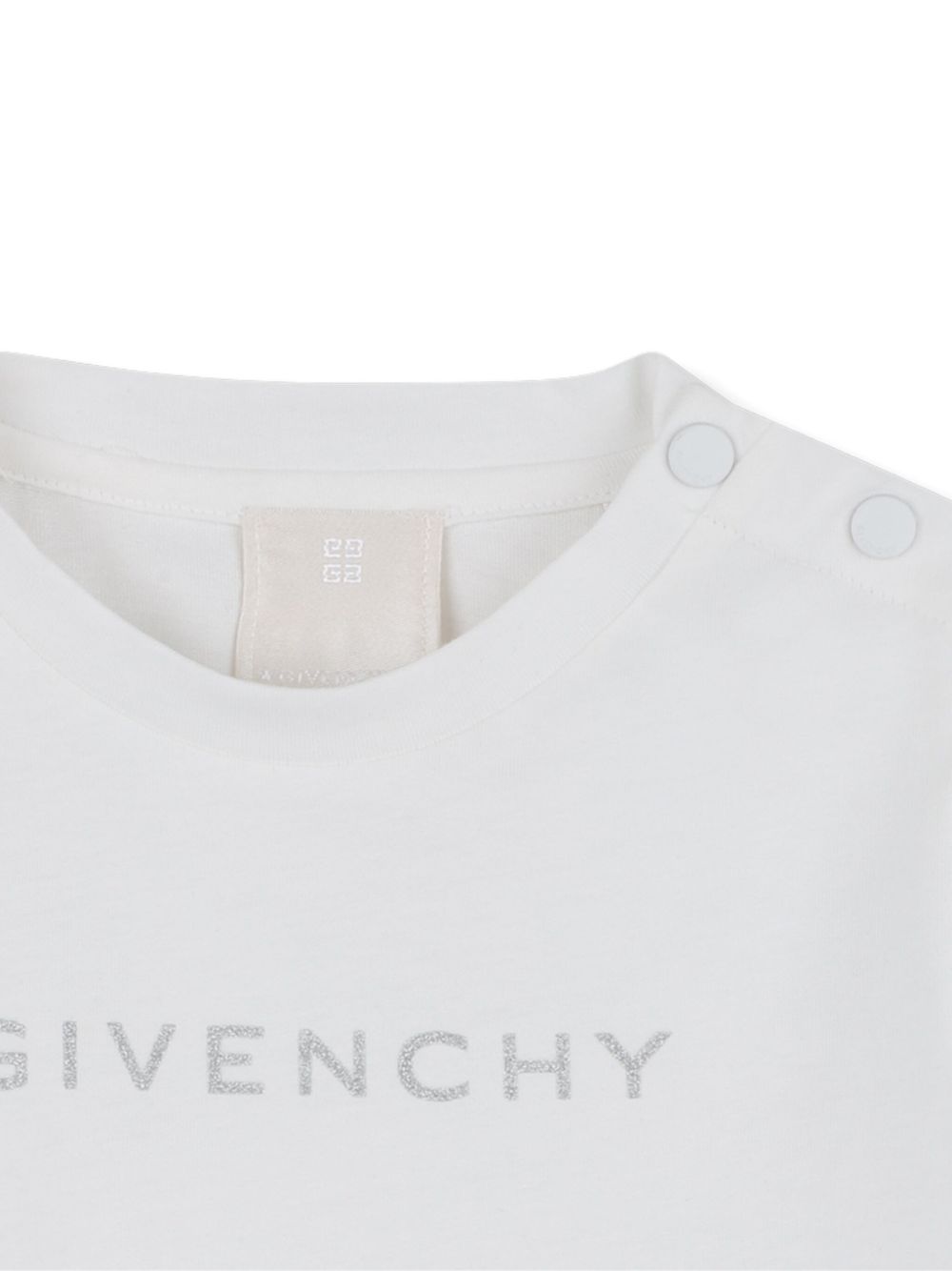 GIVENCHY KIDS Girls' Mini Logo T-Shirt with Ruffled Sleeves