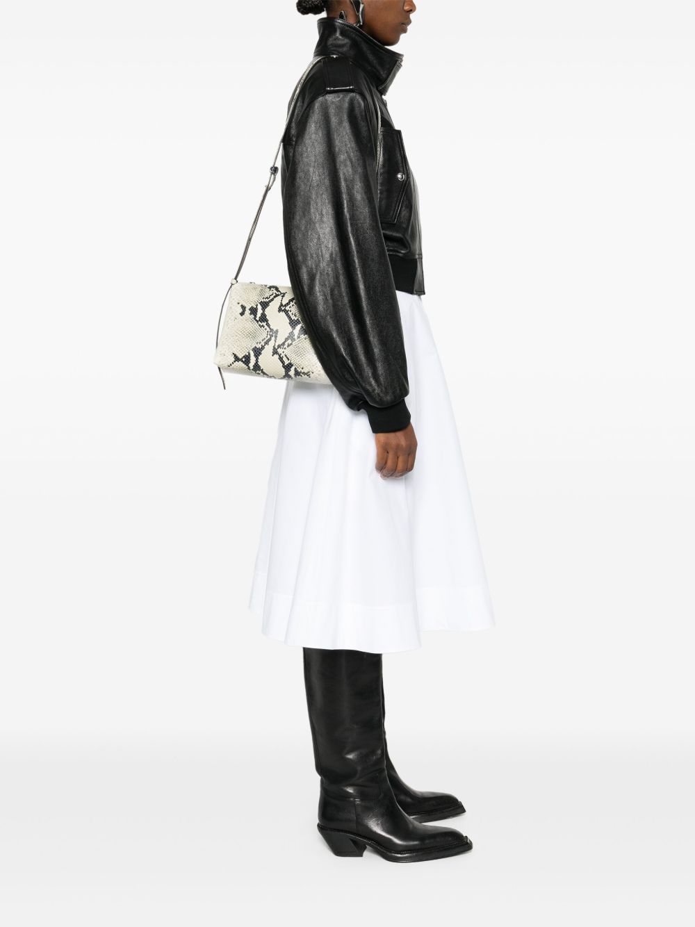 KHAITE Medium Leather Crossbody Handbag