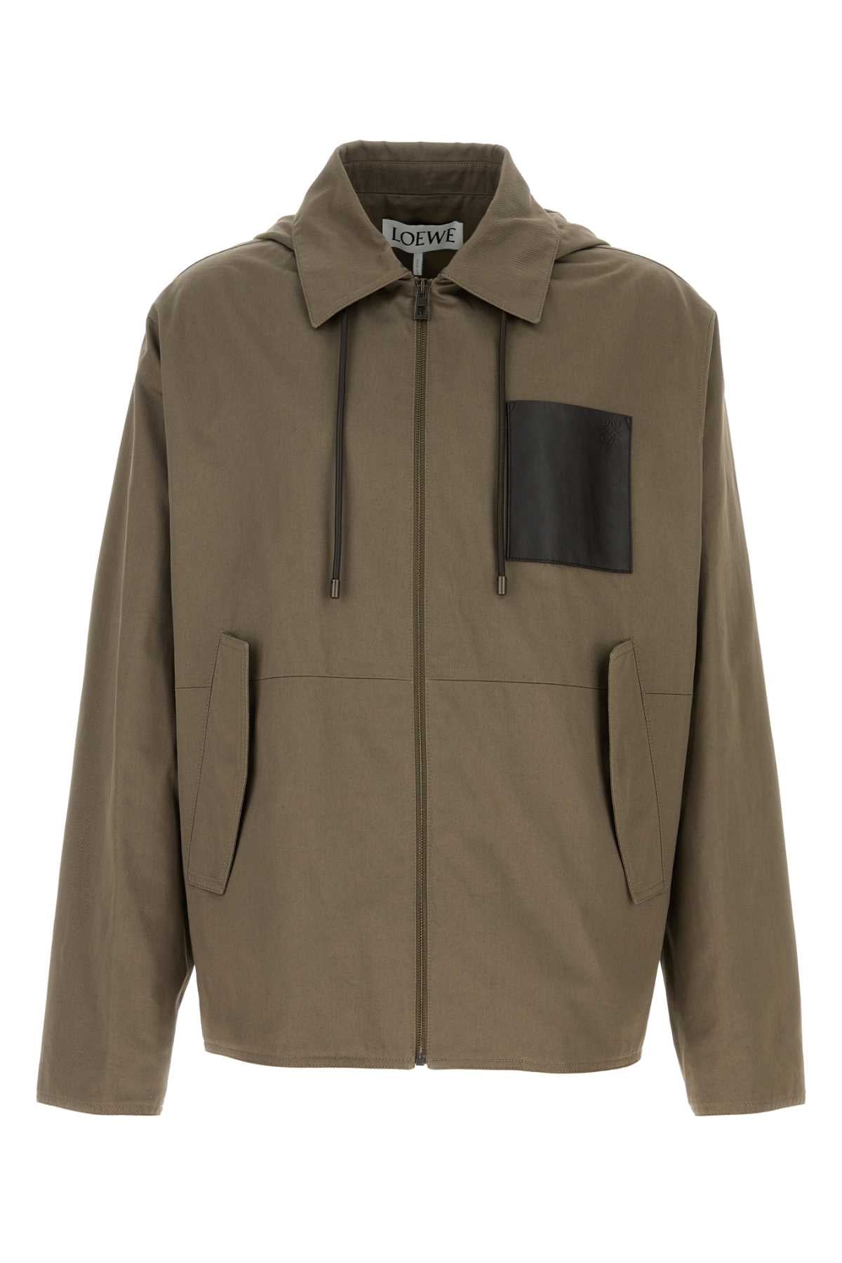 LOEWE Cotton Hooded Jacket for Men