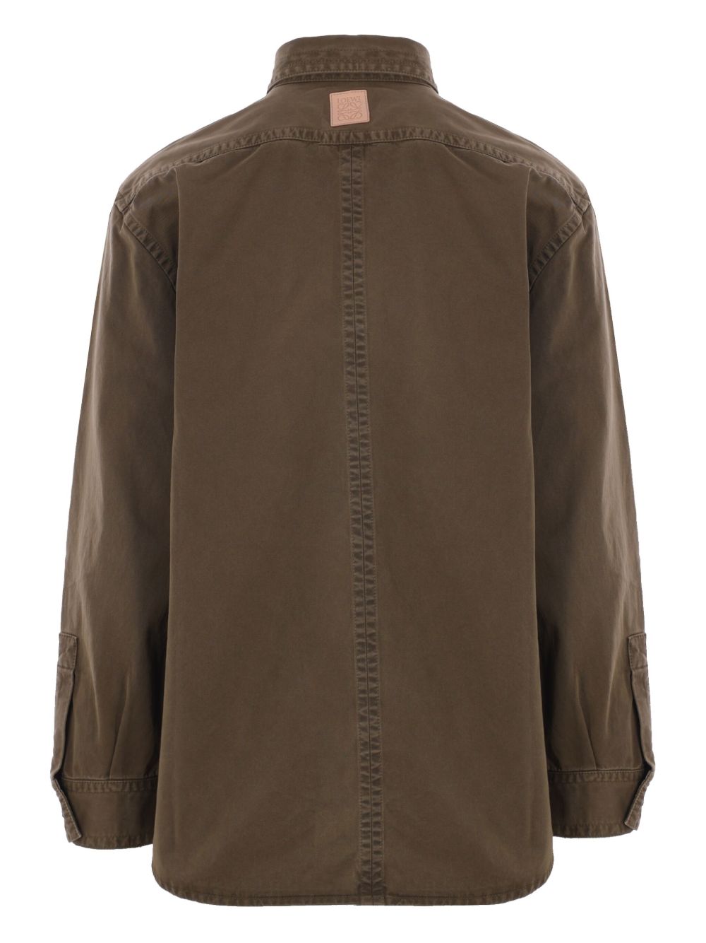 LOEWE Cotton Overshirt with Chest Pocket for Men