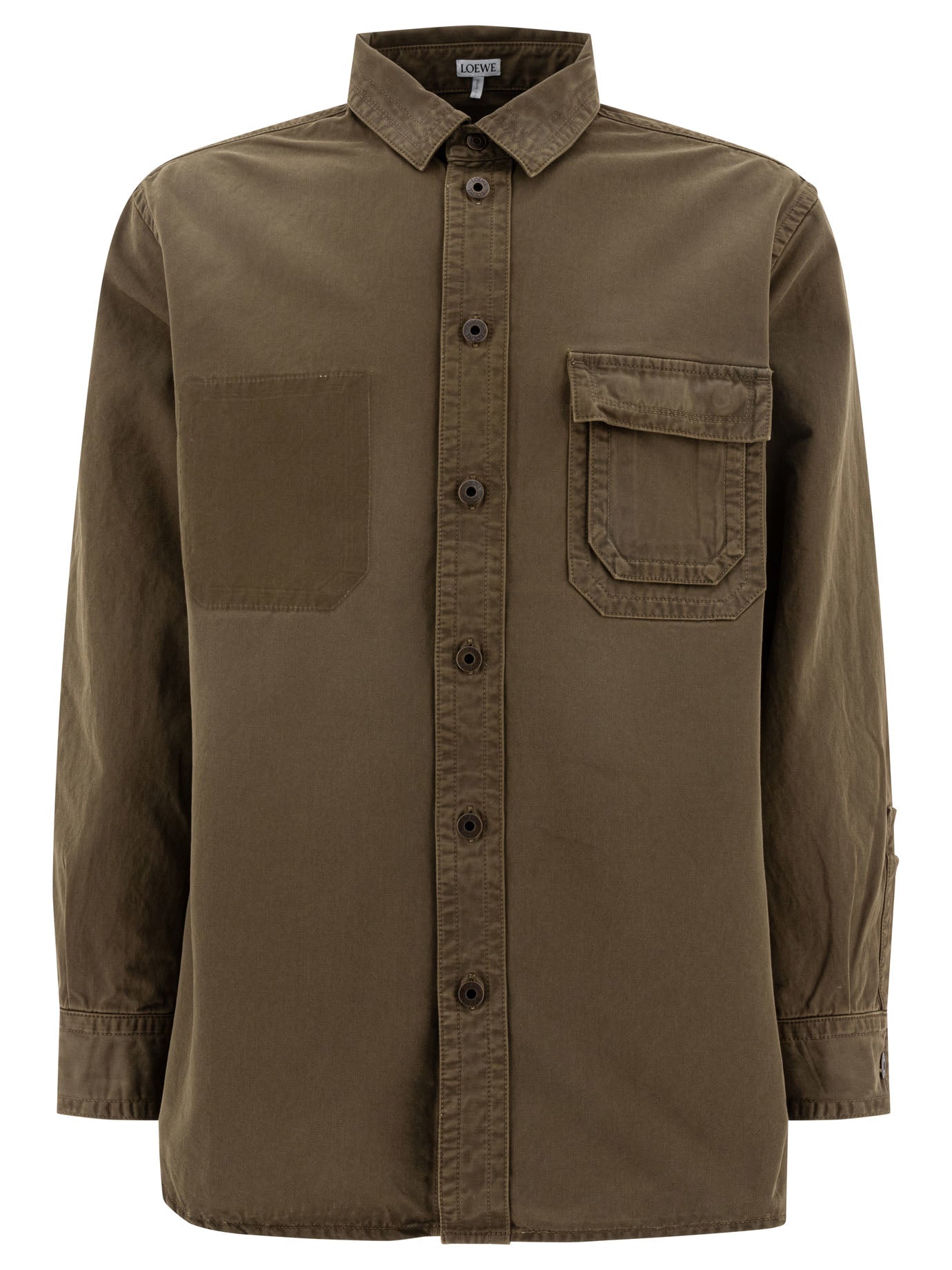 LOEWE Cotton Overshirt Jacket - Regular Fit