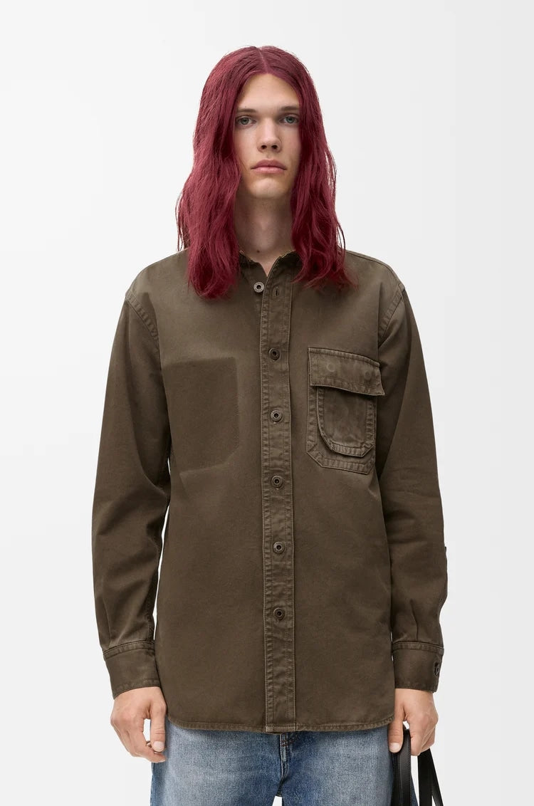 LOEWE Men's Denim Shirt Jacket