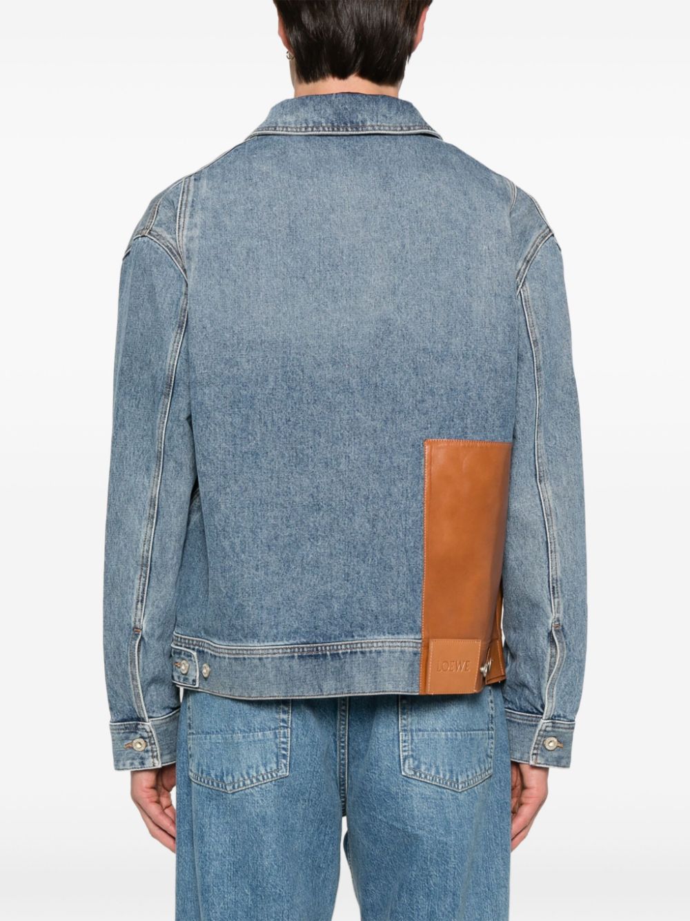 LOEWE Denim Hooded Jacket for Men