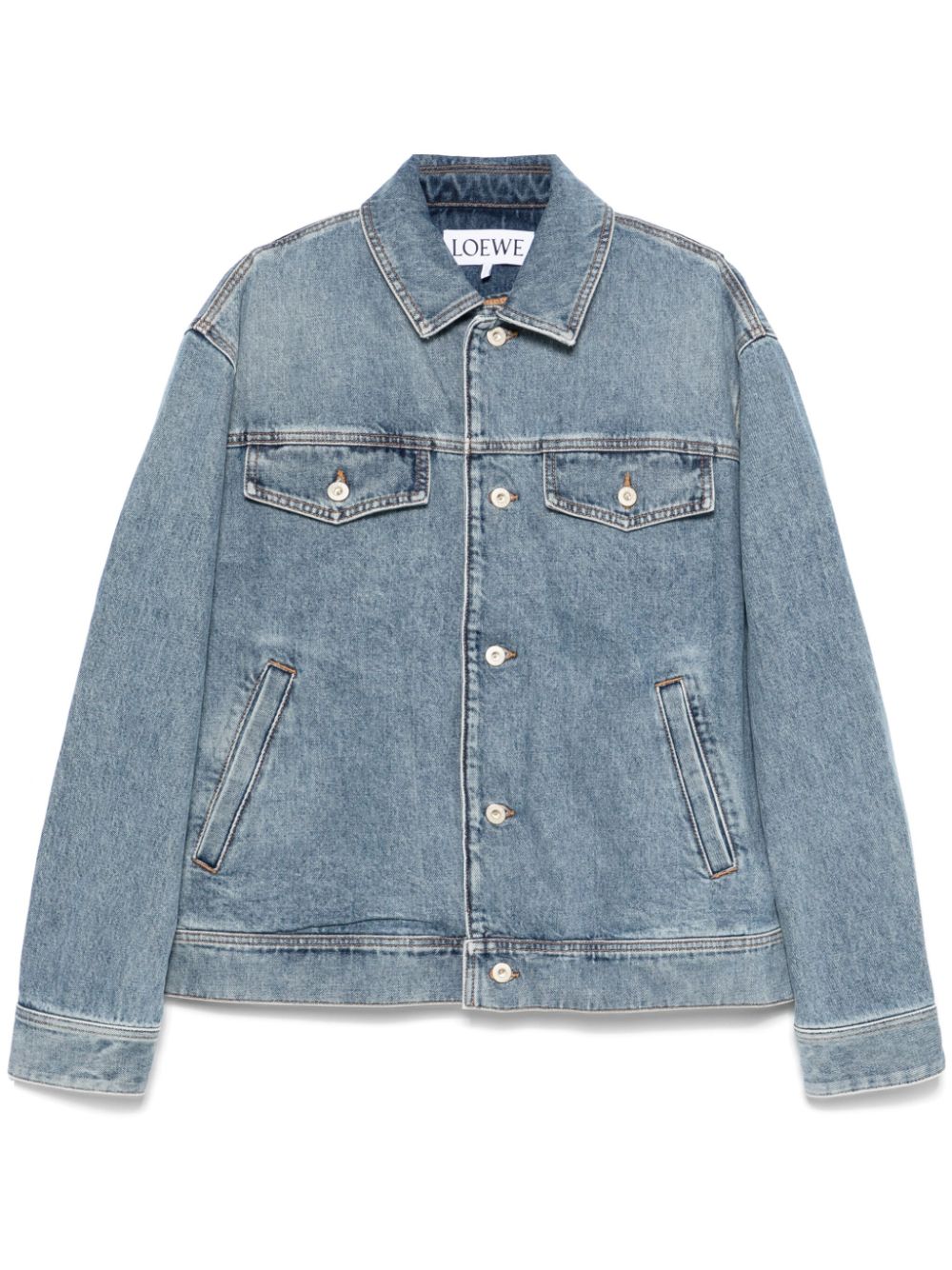 LOEWE Denim Hooded Jacket for Men