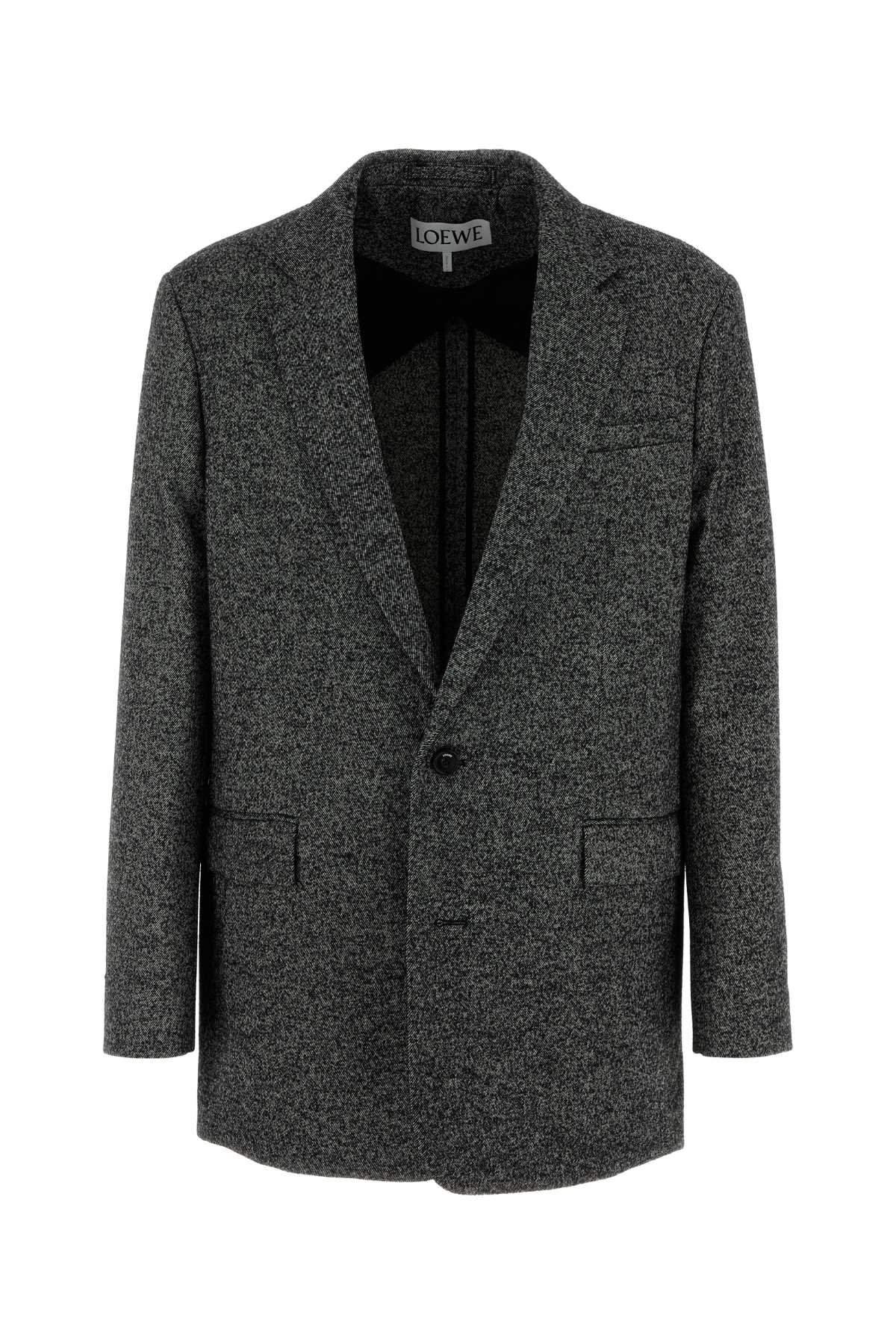 LOEWE Two-Tone Wool Blend Blazer