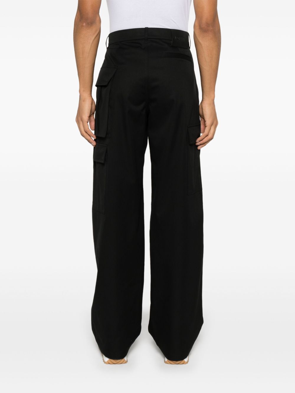 LOEWE Cotton and Silk Cargo Trousers