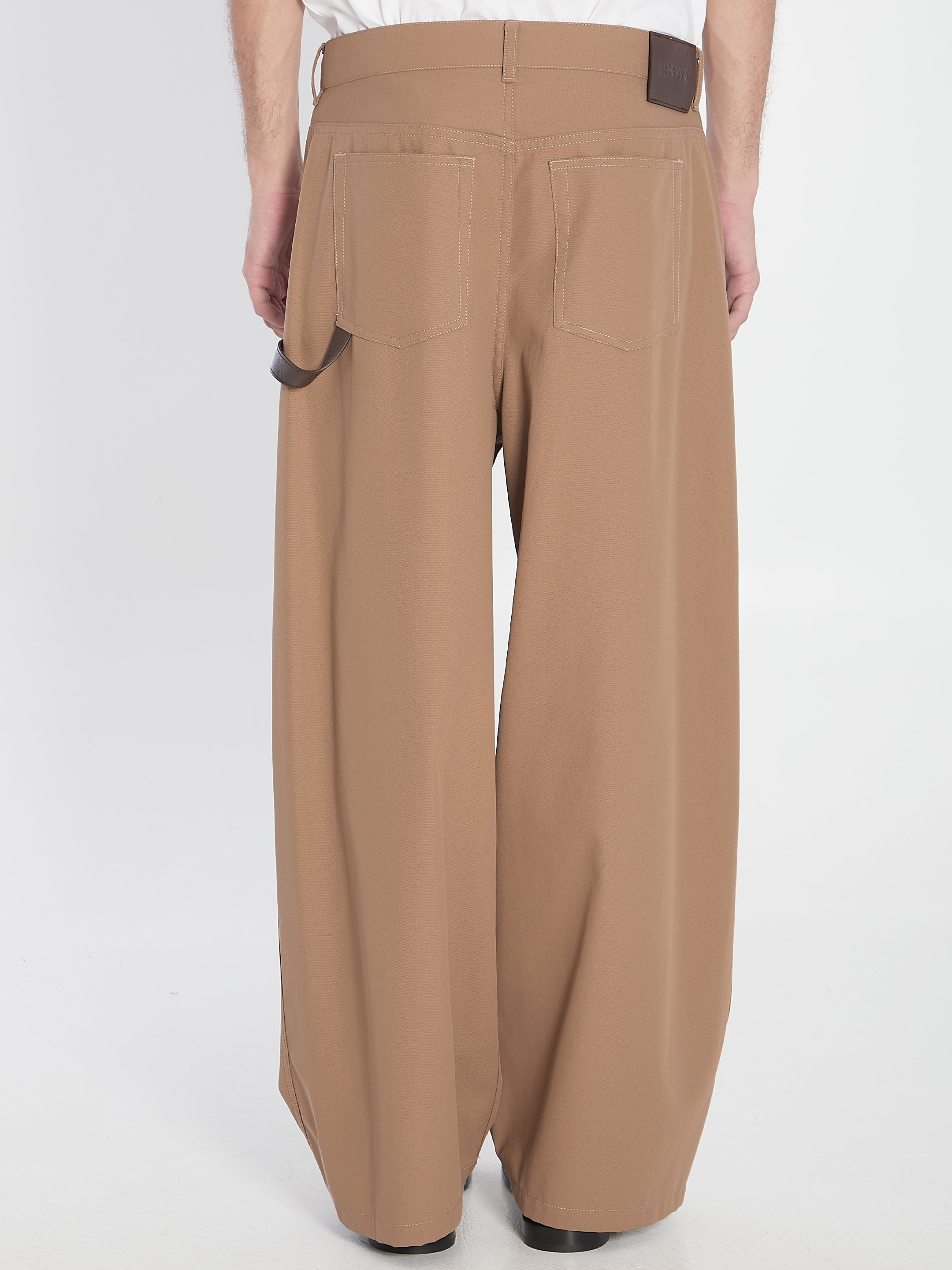 LOEWE Lightweight Carpenter Trousers in Size 48