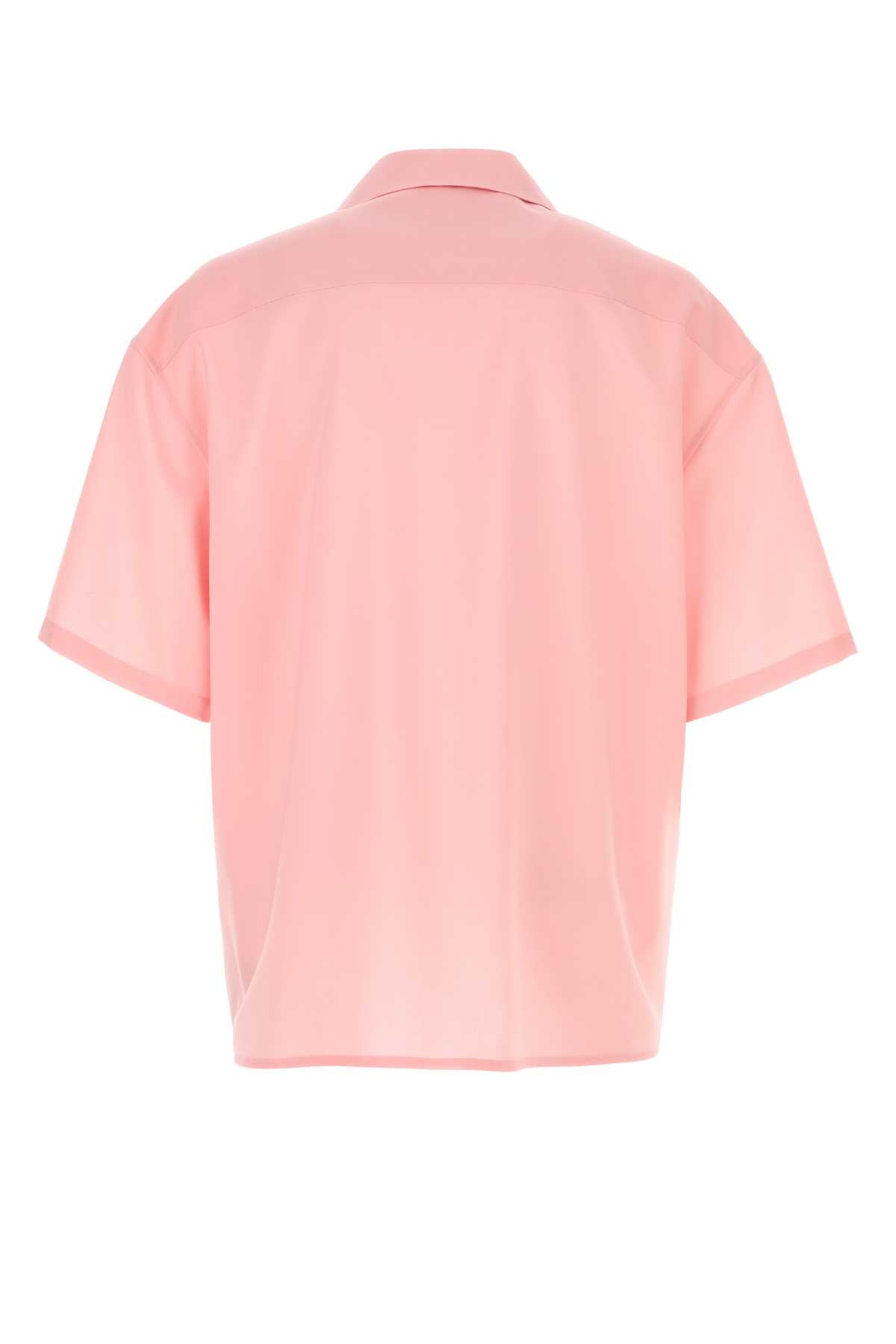LOEWE Short Sleeve Wool Shirt for Men - FW25 Collection