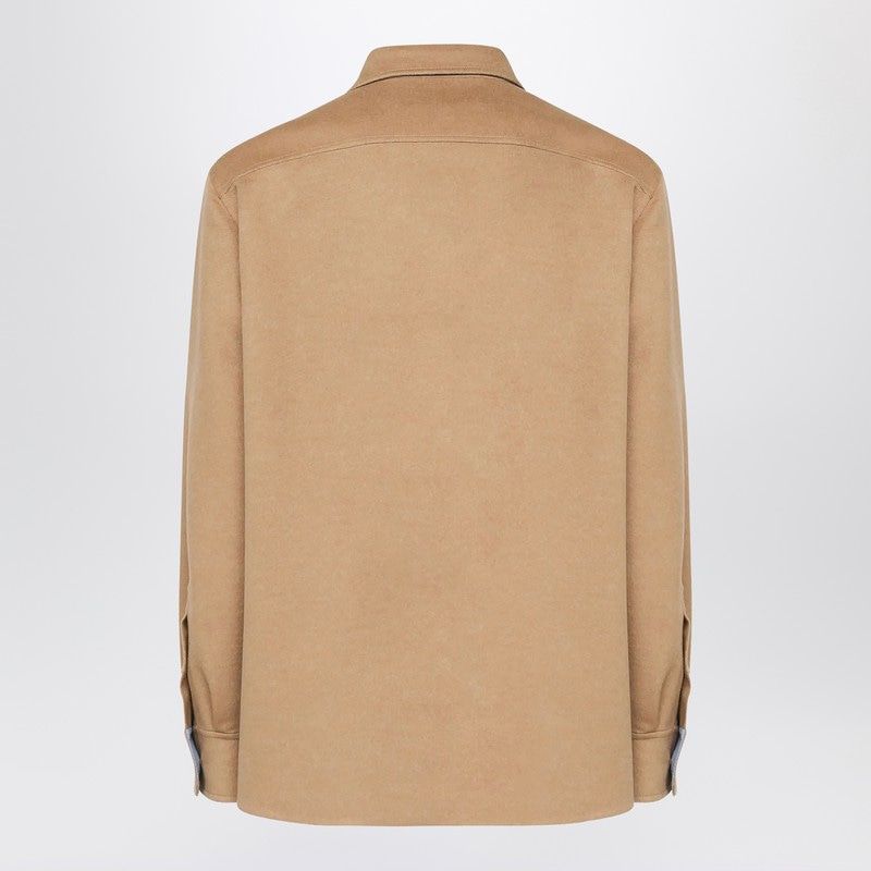 LOEWE Regular Fit Virgin Wool and Cashmere Jacketshirt