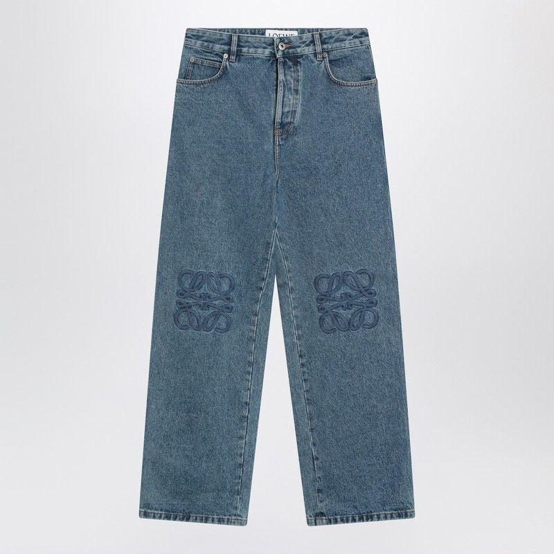 LOEWE Loose-Fit Anagram Jeans - Medium Weight