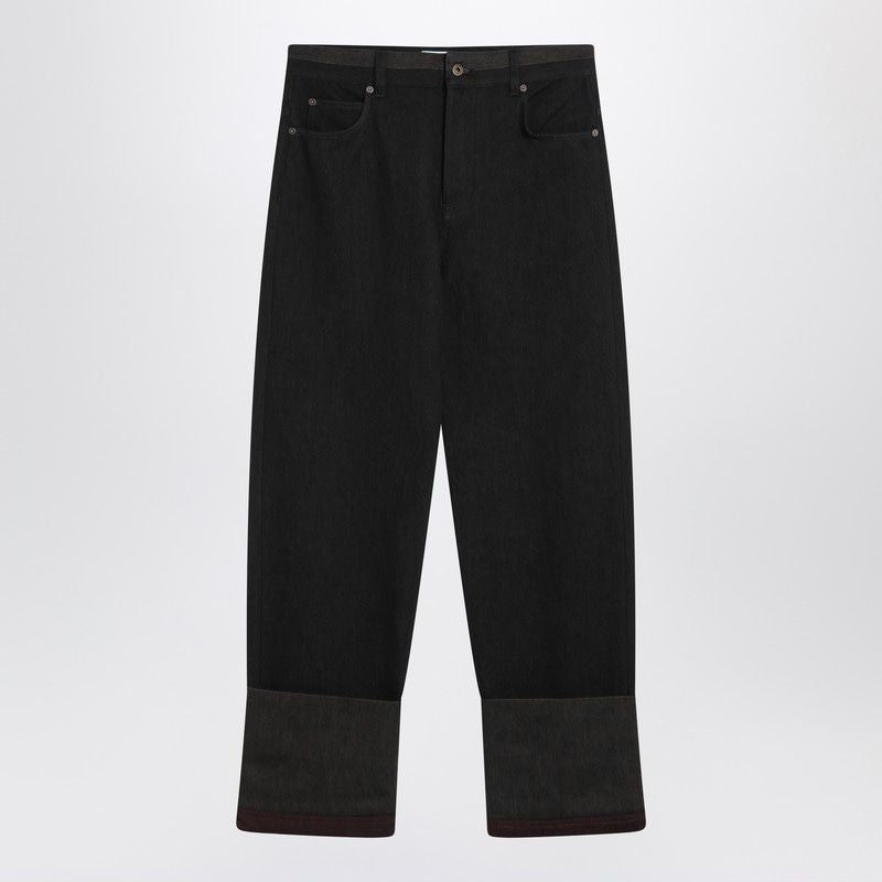 LOEWE Cuffed Straight-Leg Jeans