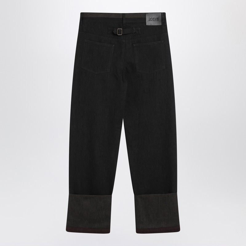 LOEWE Cuffed Straight-Leg Jeans