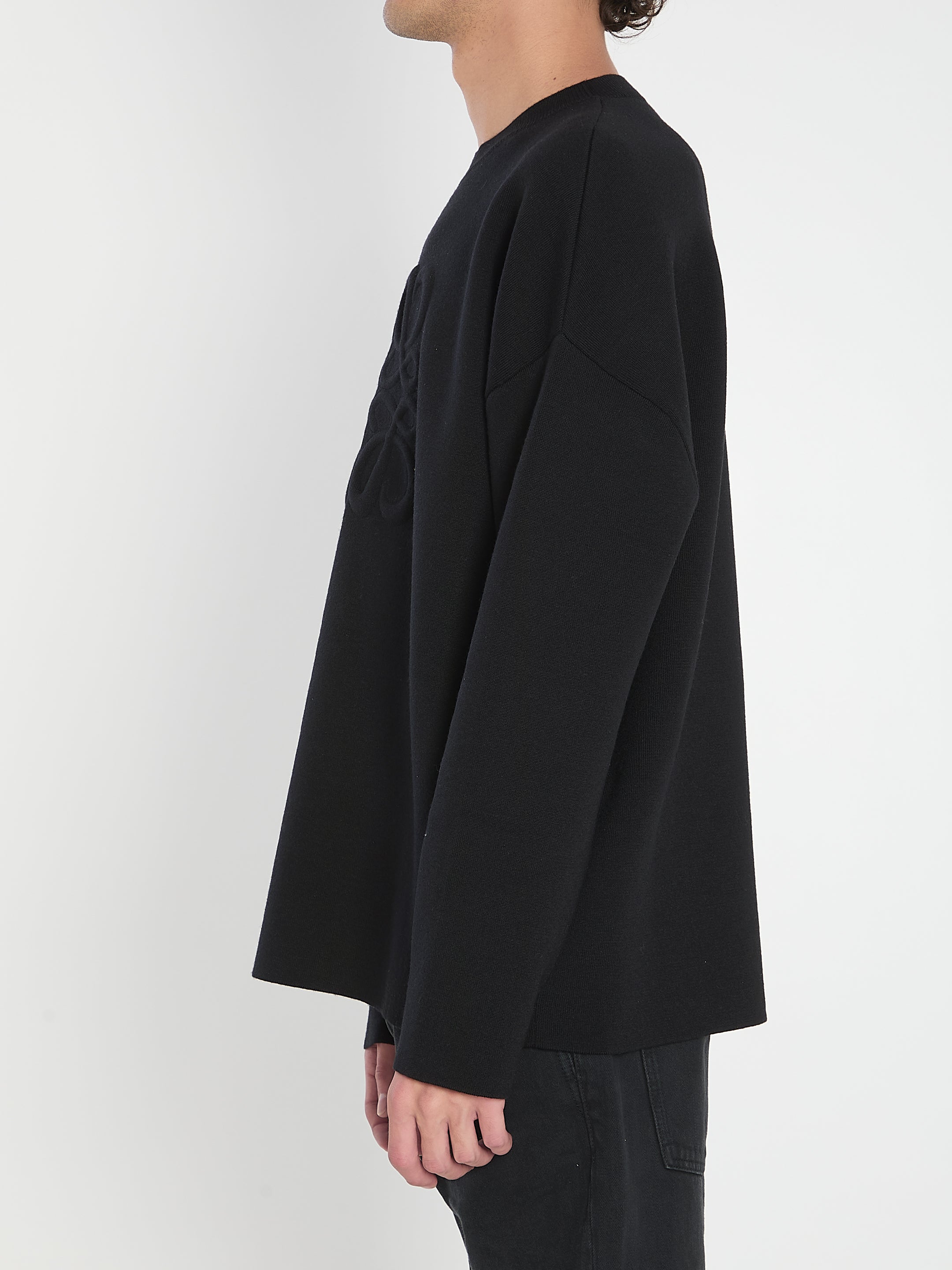 LOEWE Relaxed Fit Anagram Sweater - Size L