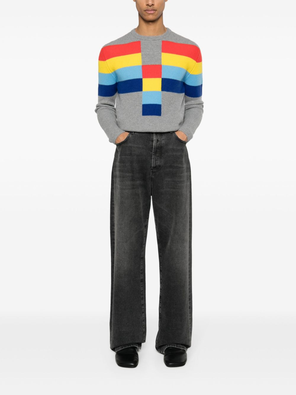 LOEWE Fisherman's Knit Wool Sweater for Men