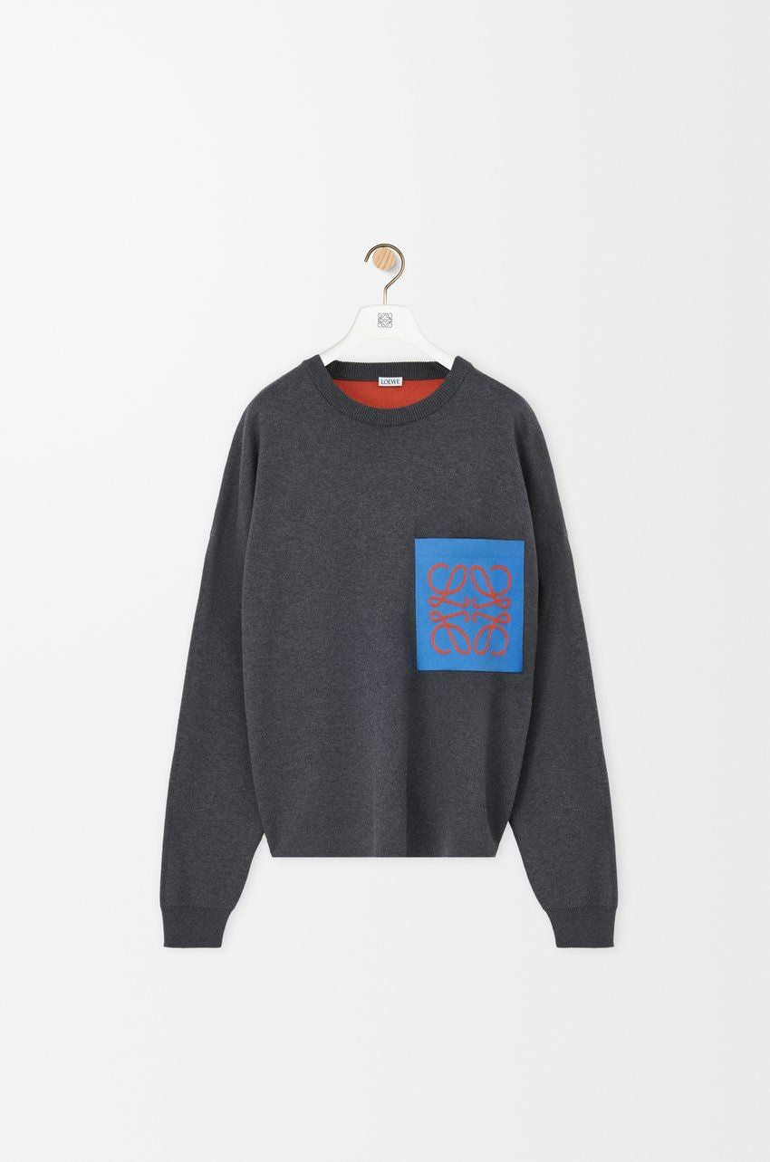 LOEWE Cotton Anagram Pocket Sweater