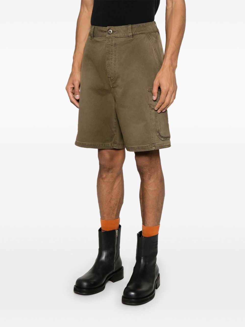 LOEWE Men's Cotton Cargo Shorts - SS25 Collection