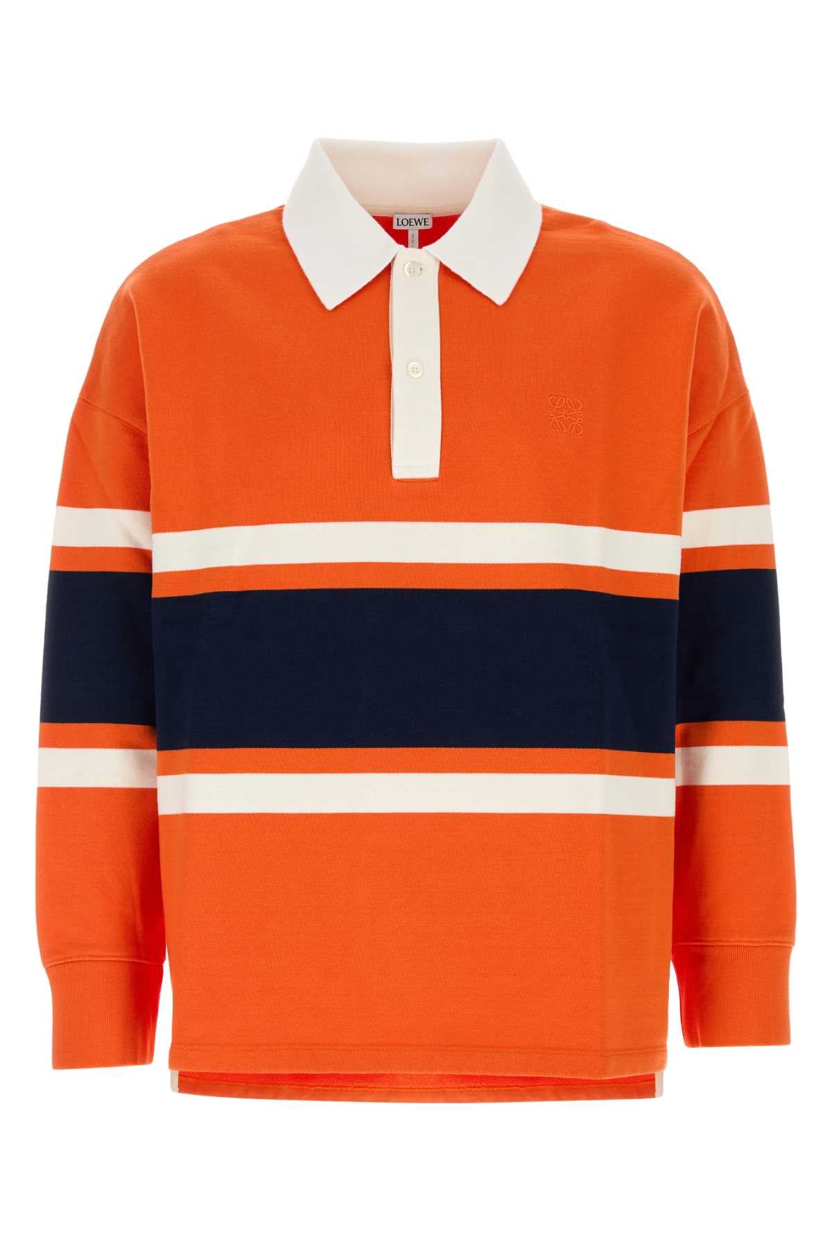 LOEWE Oversized Long Sleeve Polo Shirt for Men