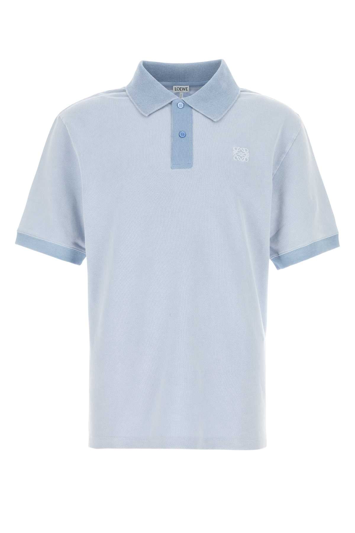 LOEWE Light Piquet Polo Shirt for Men - FW25 Collection
