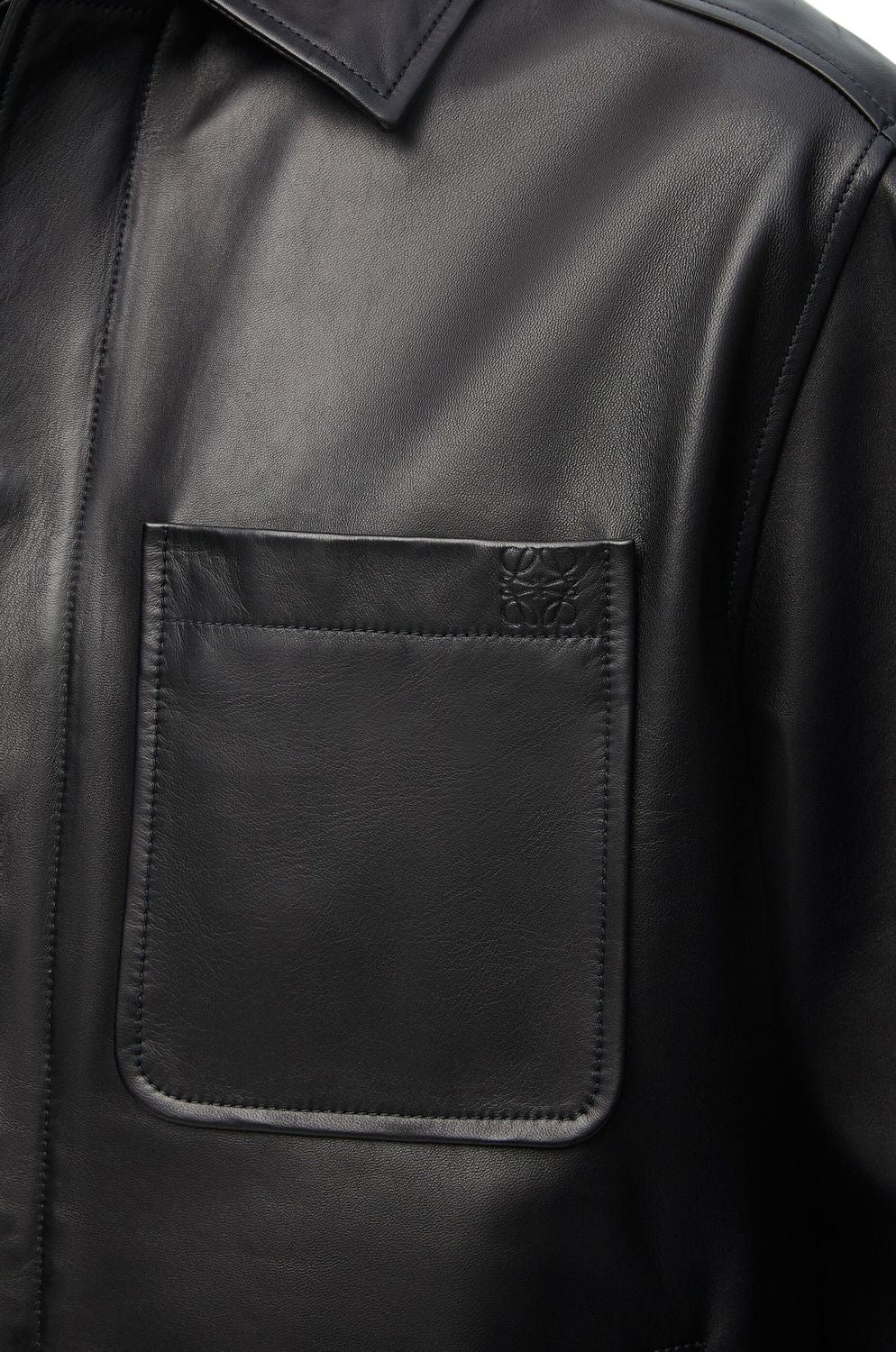 LOEWE Men's Lambskin Nappa Overshirt