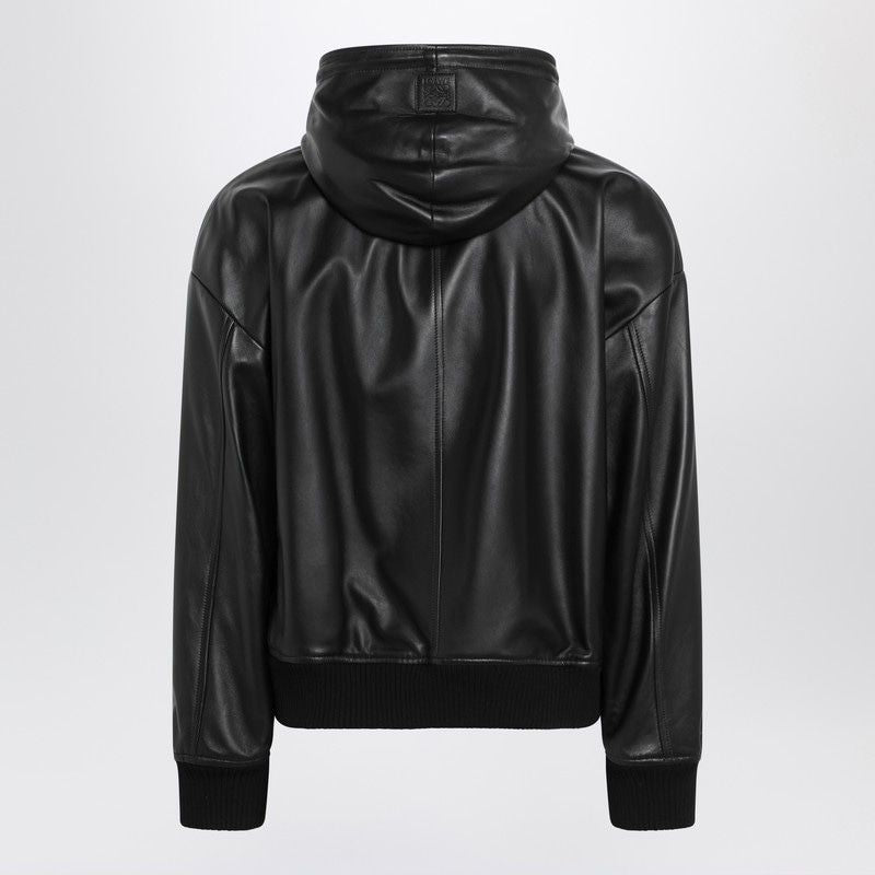 LOEWE Hooded Leather Jacket