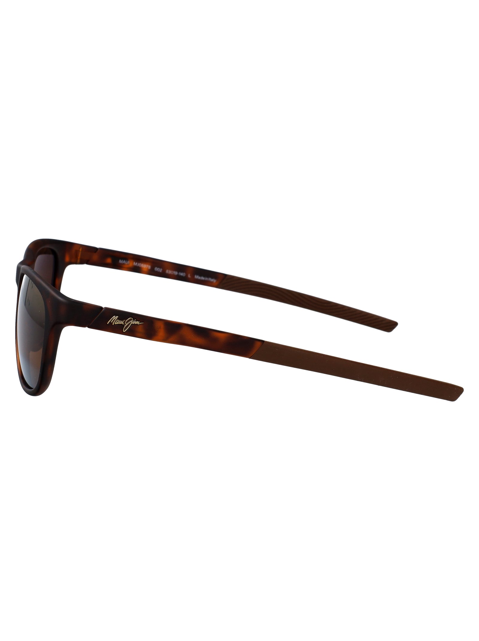 MAUI JIM Matte Dark Havana Plastic Sunglasses for Men