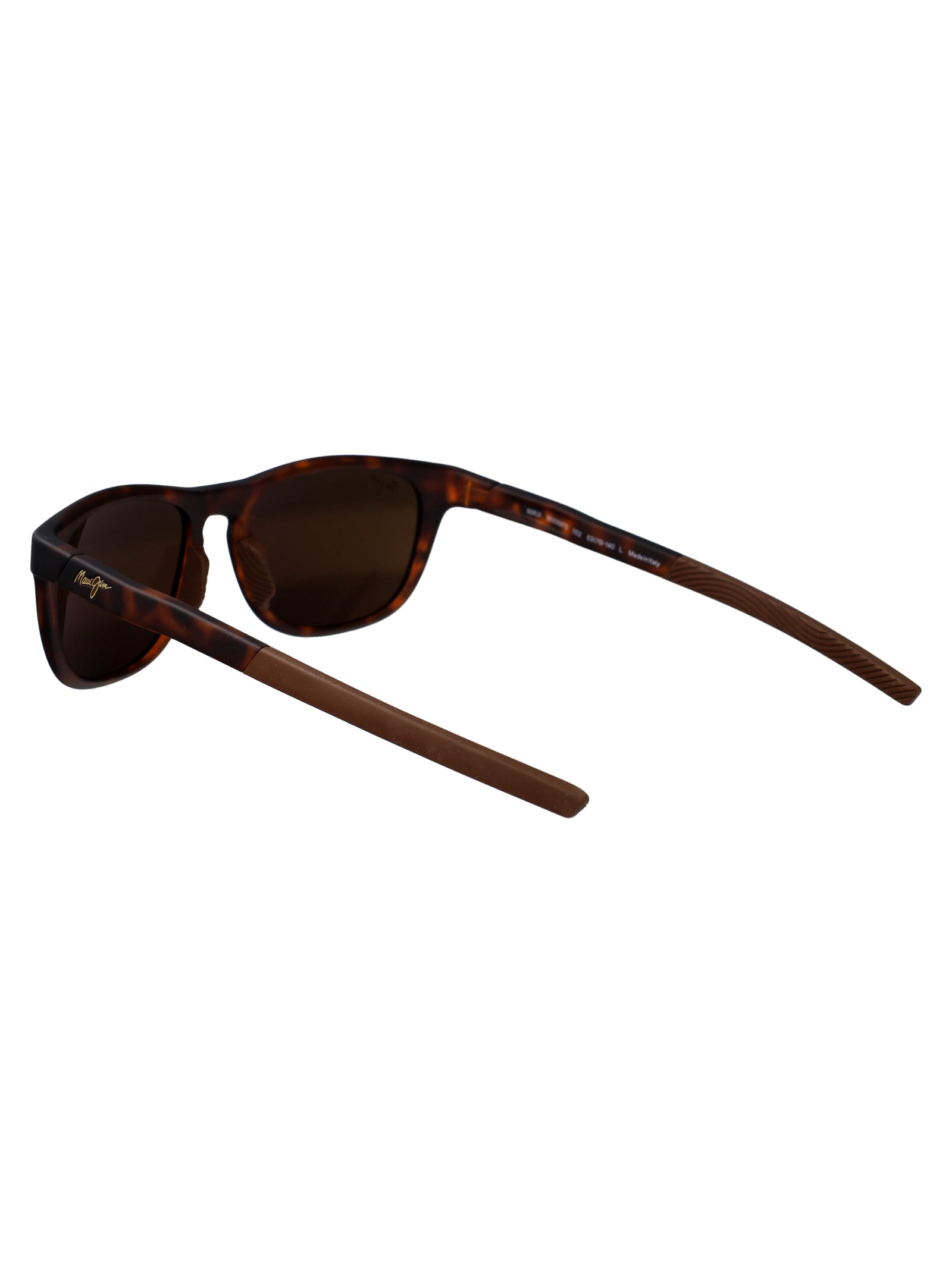 MAUI JIM Matte Dark Havana Plastic Sunglasses for Men