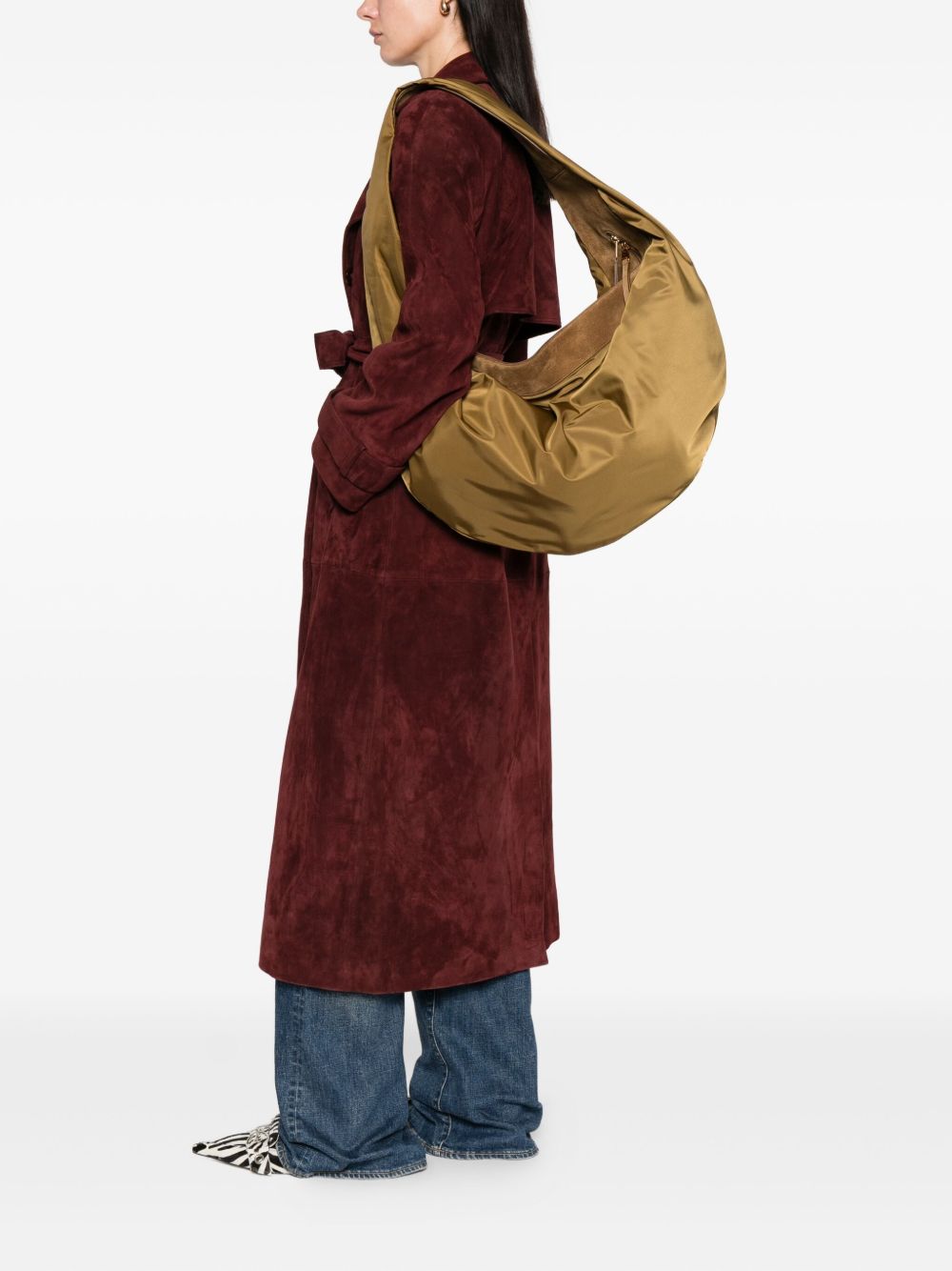 KHAITE Sport XL Nylon Hobo Handbag