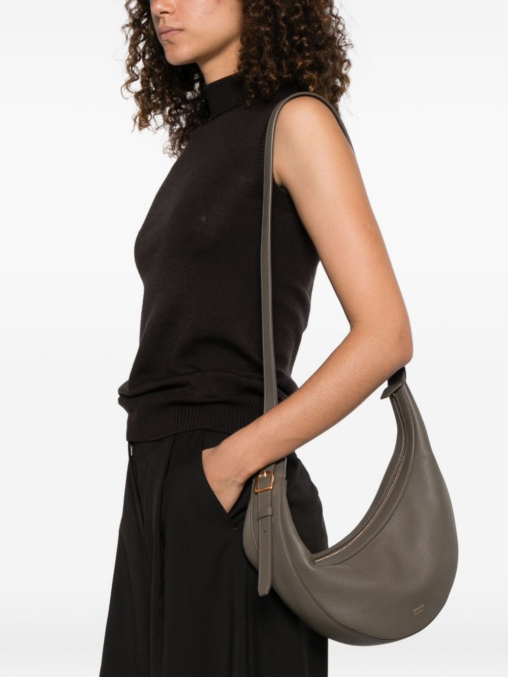 KHAITE Mini Leather Crossbody Handbag