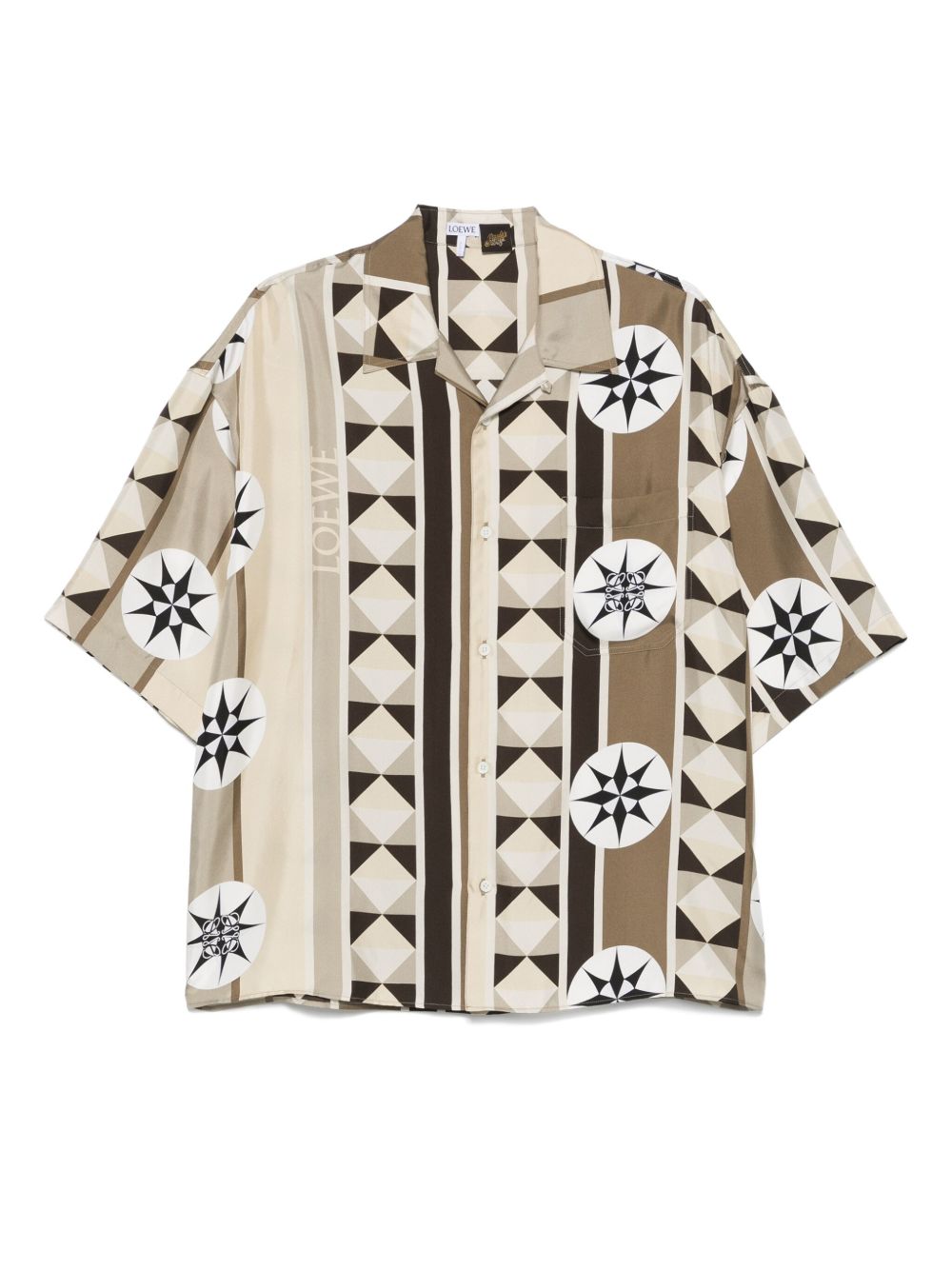 LOEWE Printed Silk Shirt for Men - SS25 Collection