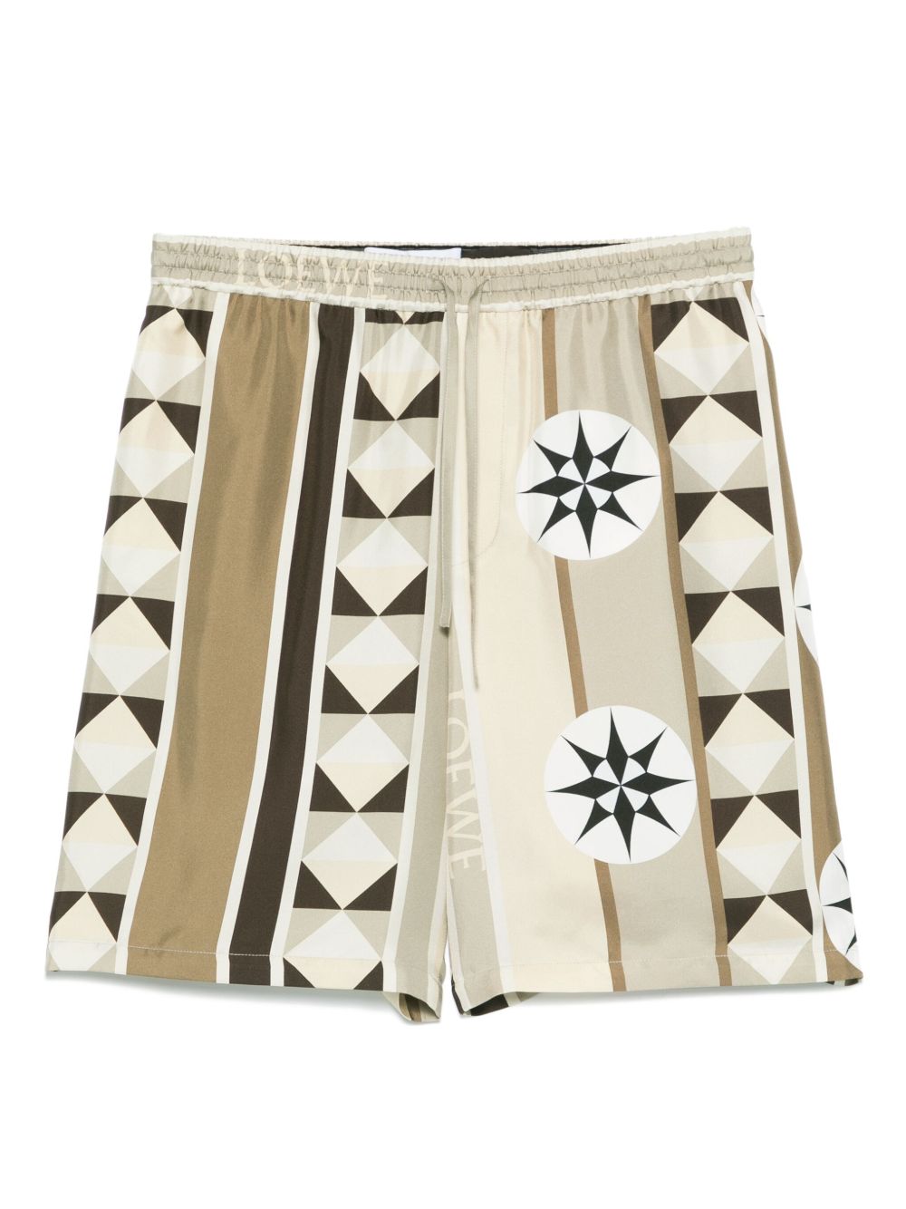 LOEWE Printed Silk Shorts for Men