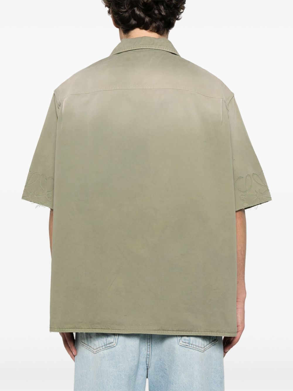 LOEWE Classic Cotton Shirt with Chest Pocket for Men