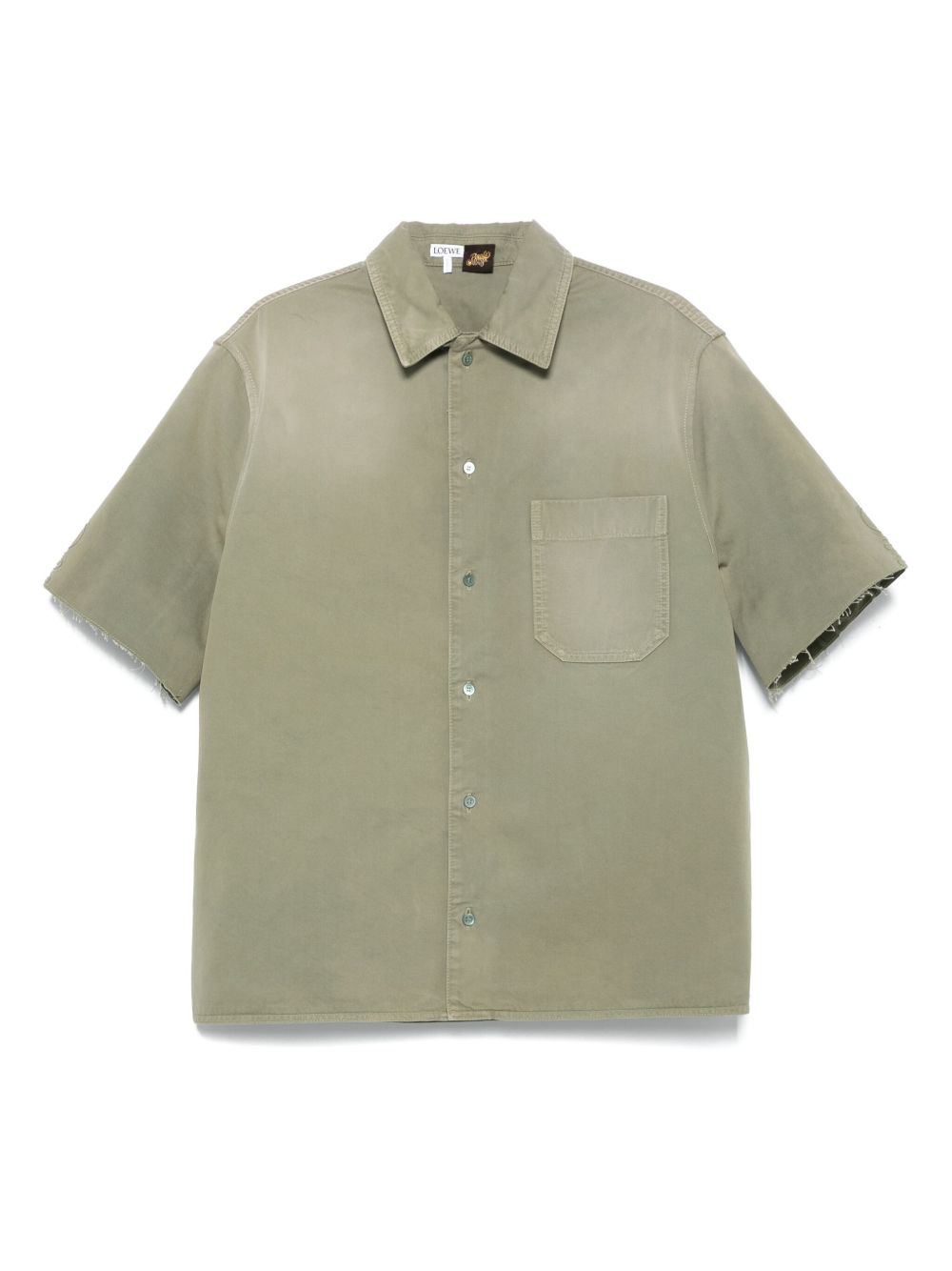 LOEWE Classic Cotton Shirt with Chest Pocket for Men