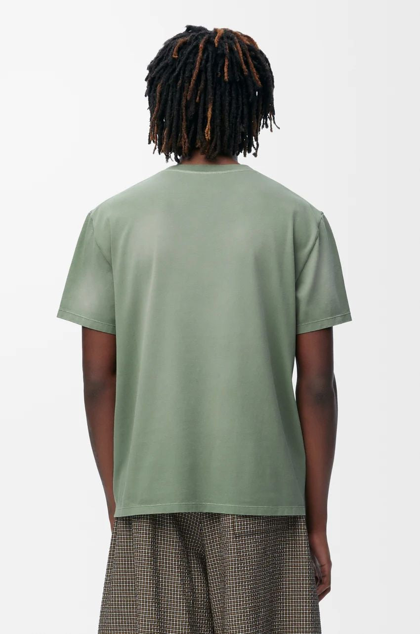 LOEWE Anagram Cotton Crew Neck T-Shirt for Men
