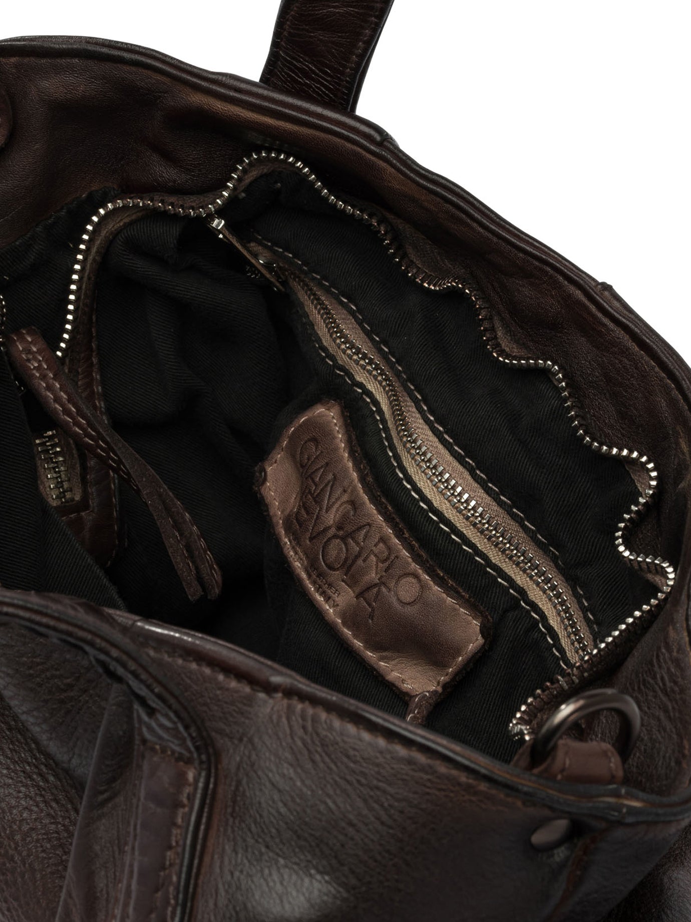 GIANCARLO NEVOLA 100% Leather Shoulder Handbag