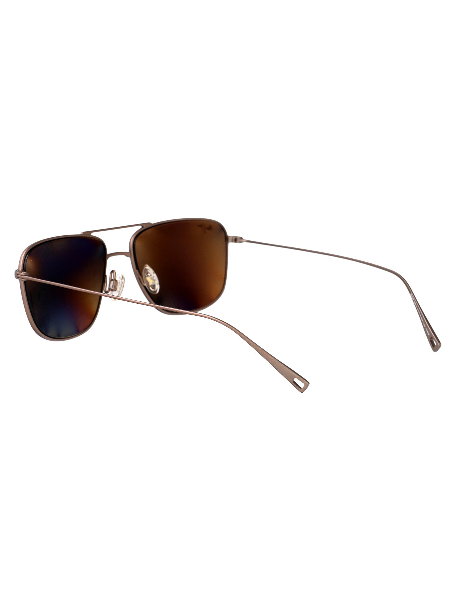 MAUI JIM Unisex Satin Sepia Metal Sunglasses