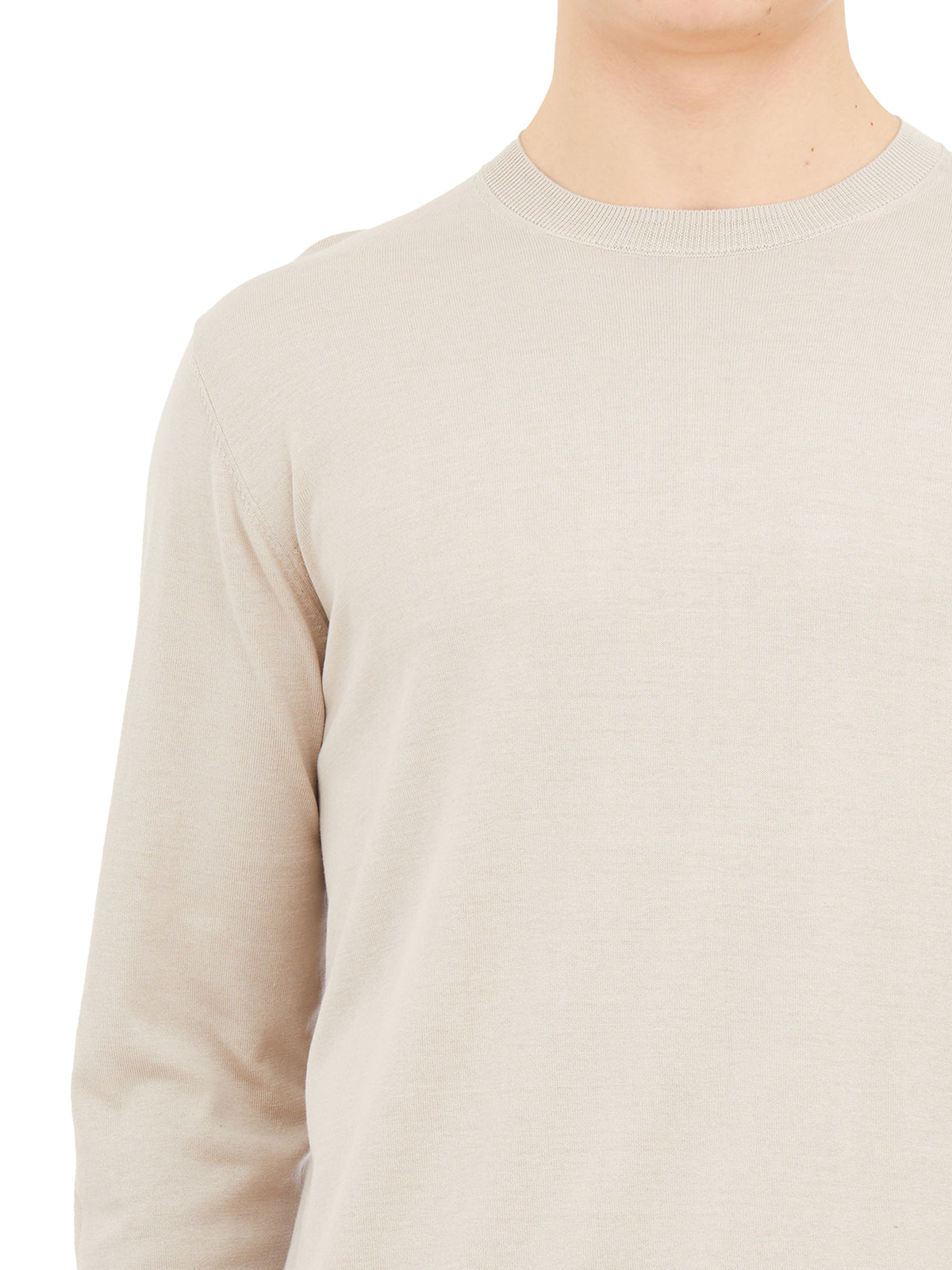 PAOLO PECORA Silk Cotton Crewneck Sweater - Size M