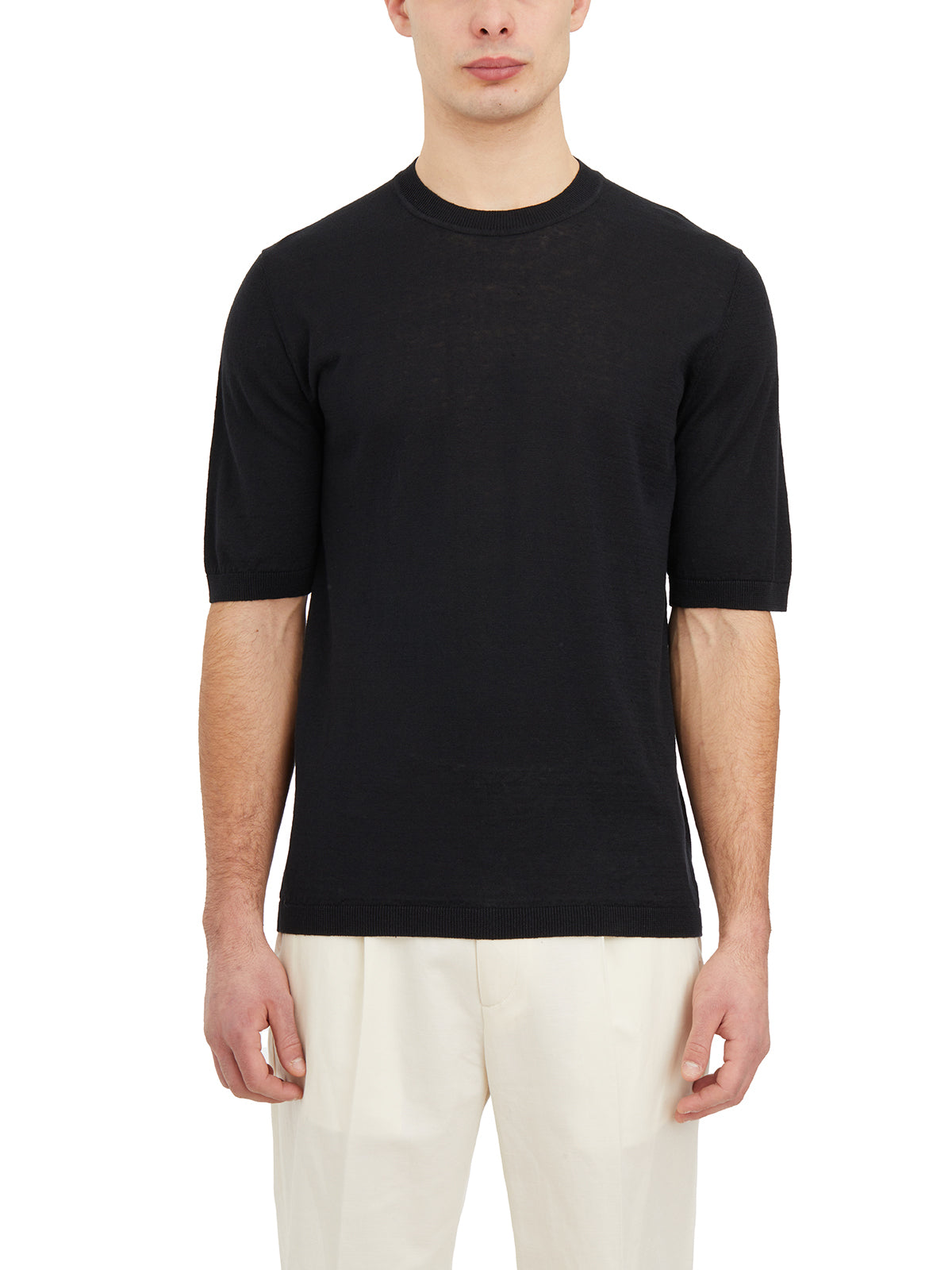 PAOLO PECORA Men's Classic Round Neck T-Shirt Size 48