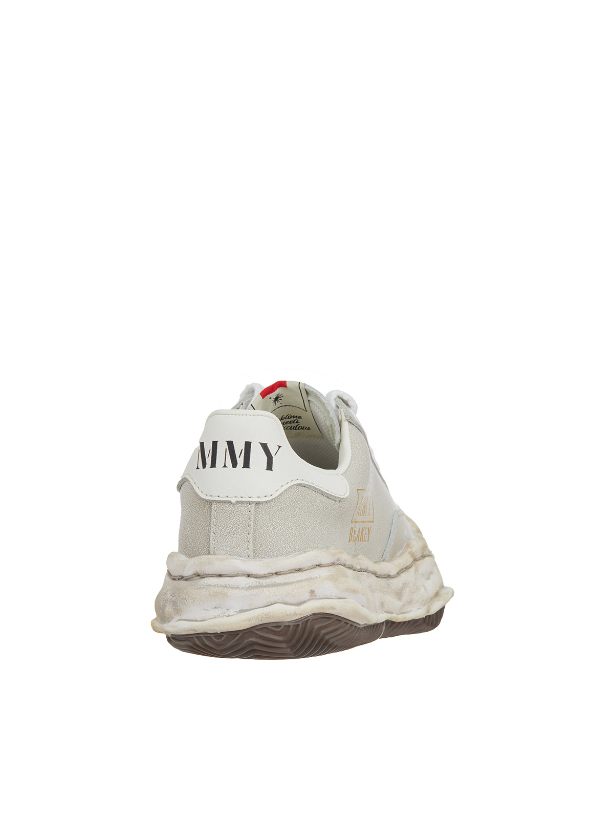 MAISON MIHARA YASUHIRO Vintage Leather Low-Top Sneaker for Men