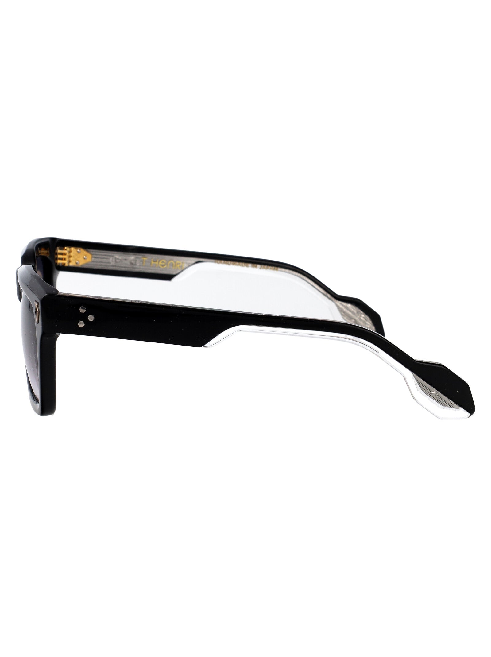T HENRI Acetate Sunglasses with Silver Accents