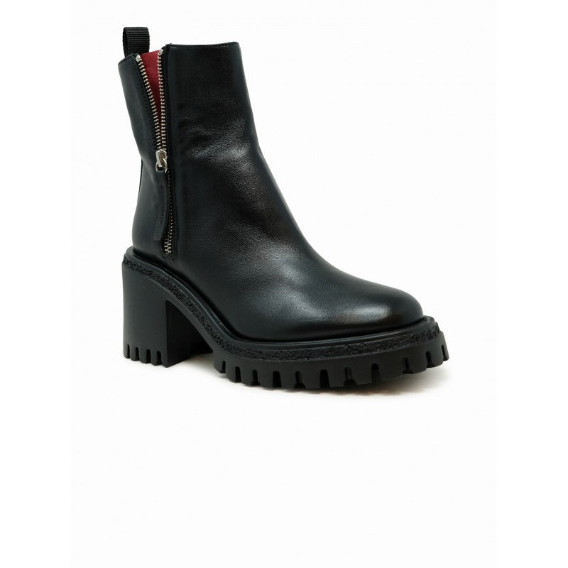 HALMANERA Elegant Leather Baron Ankle Boots