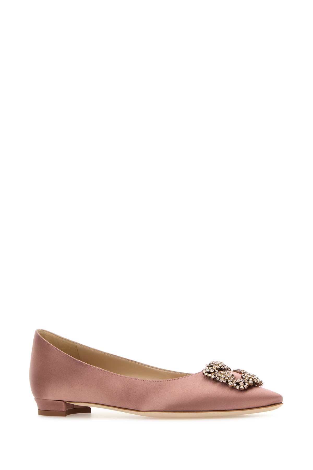 MANOLO BLAHNIK Satin Hangisi Ballerinas - Women's Flats