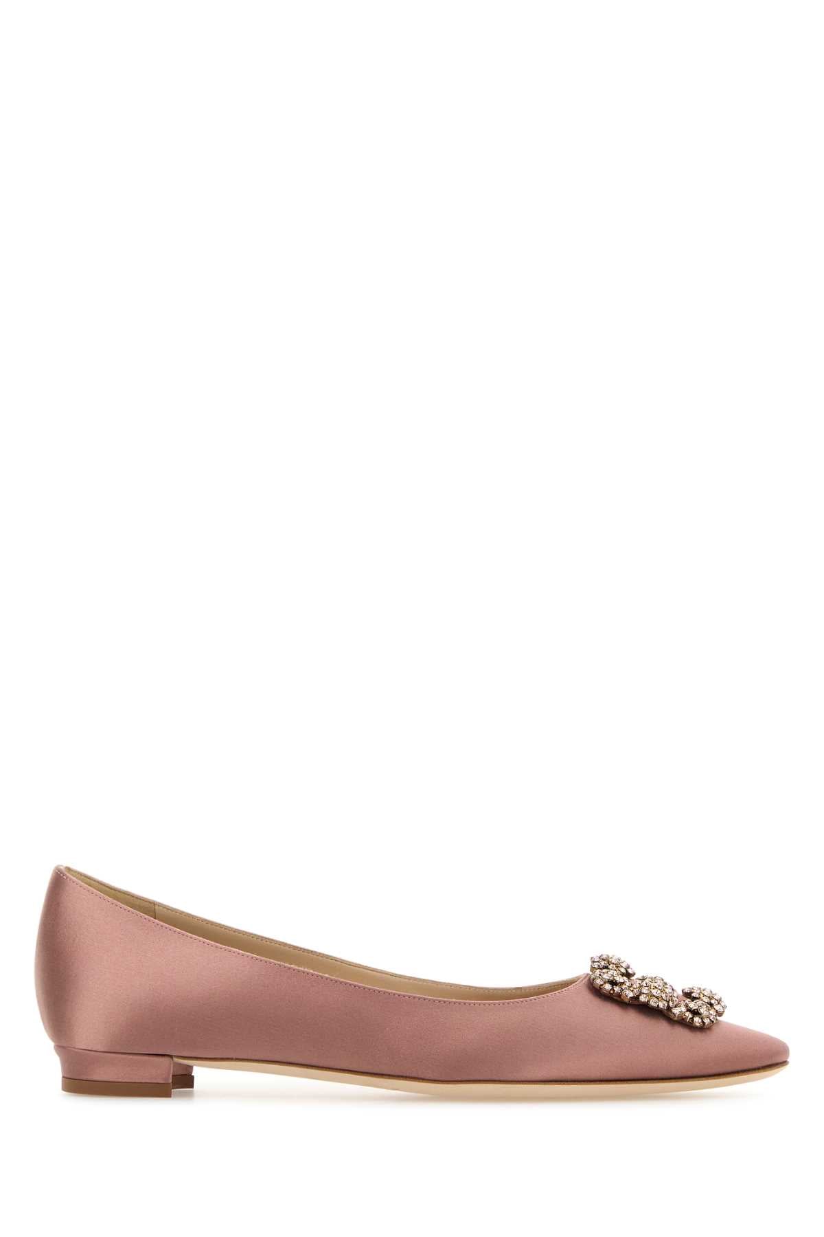MANOLO BLAHNIK Satin Hangisi Ballerinas - Women's Flats