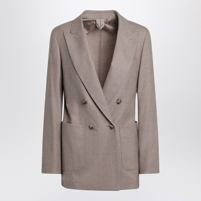 MAX MARA Double-Breasted Cashmere Jacket - Women’s Outerwear