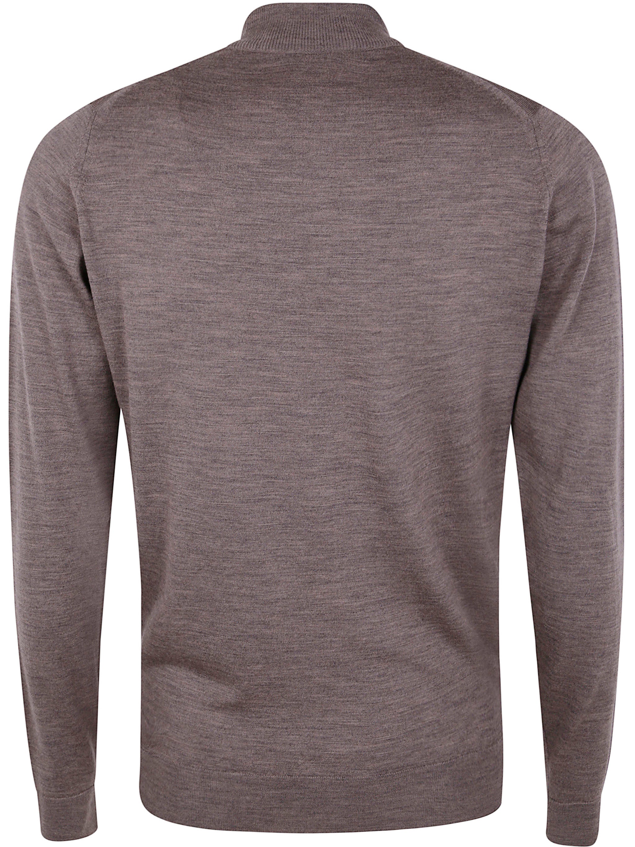 JOHN SMEDLEY Men's Mock Neck Sweater